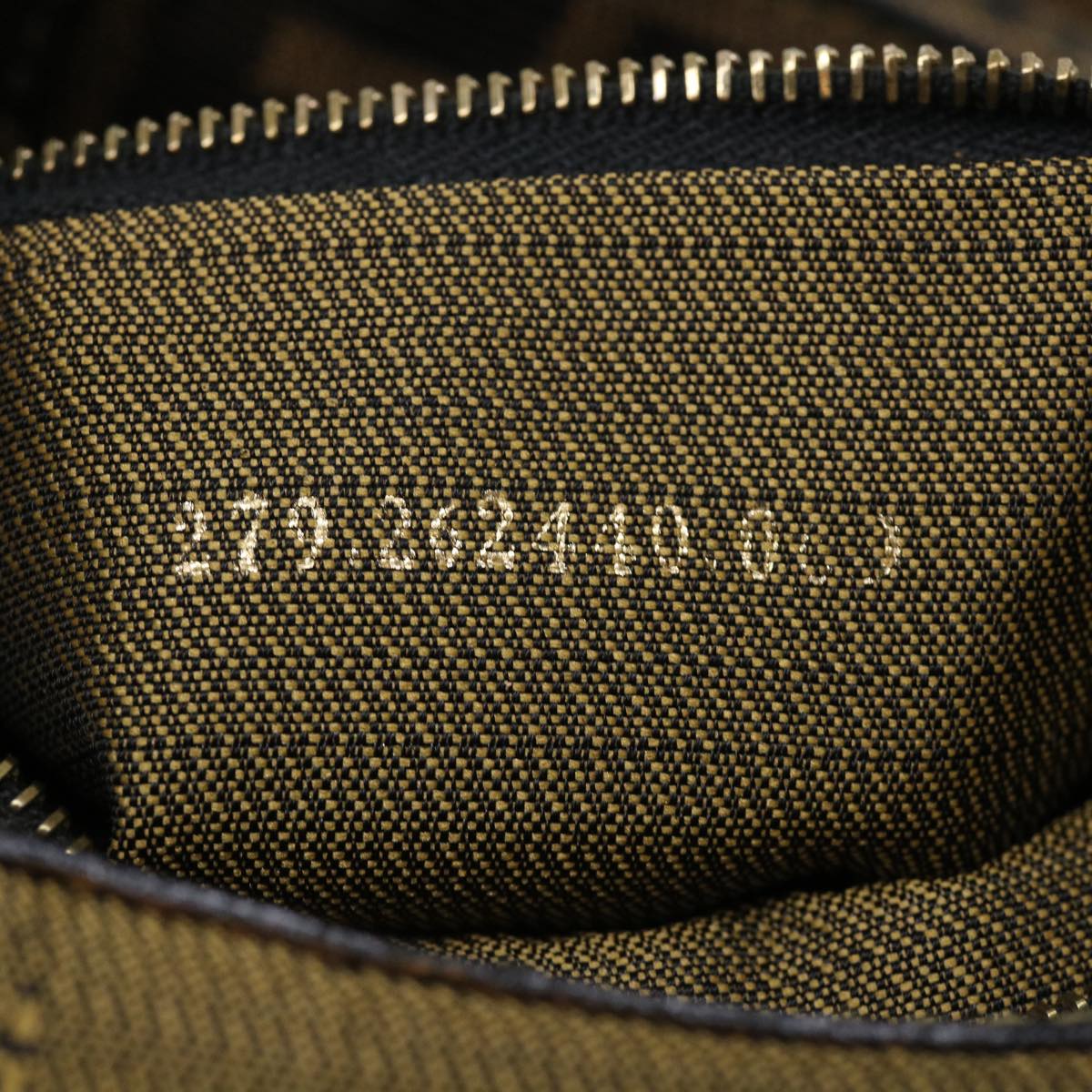 FENDI Zucca Canvas Backpack Brown 32905
