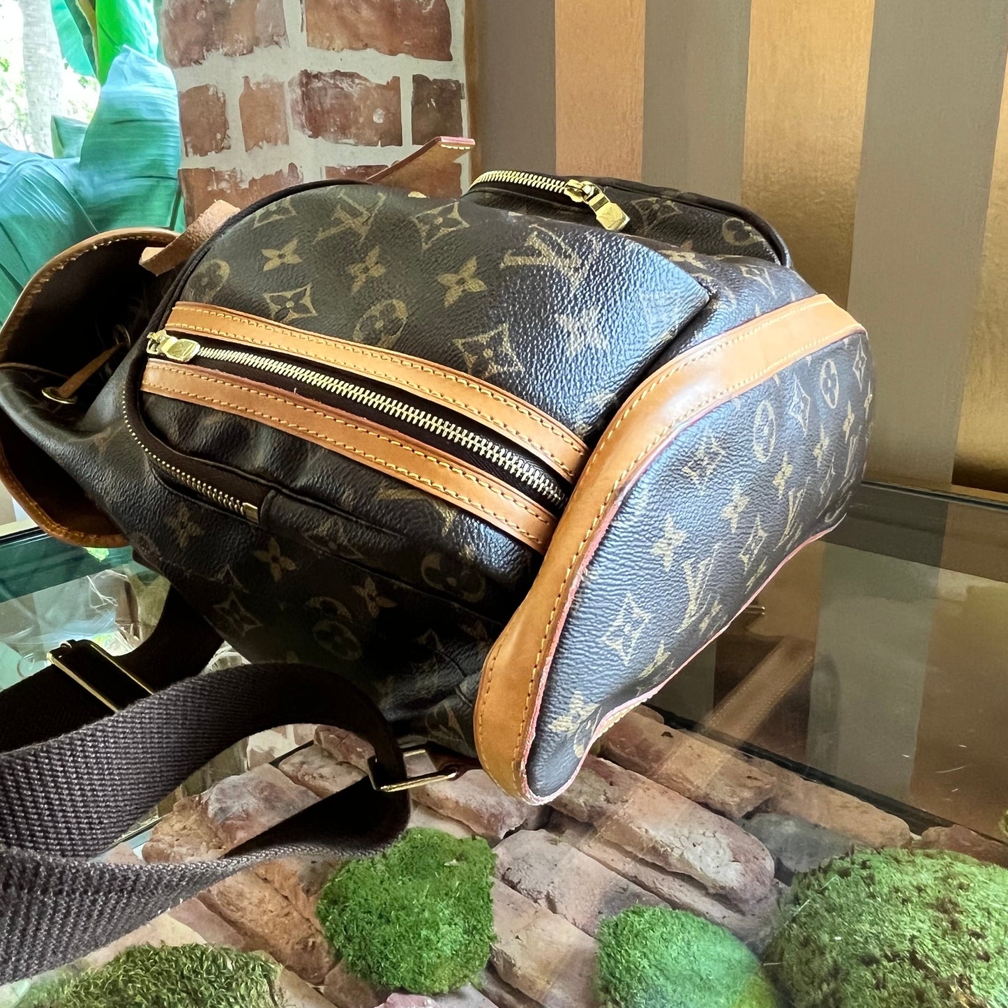 LOUIS VUITTON Bosphore Monogram Canvas Backpack