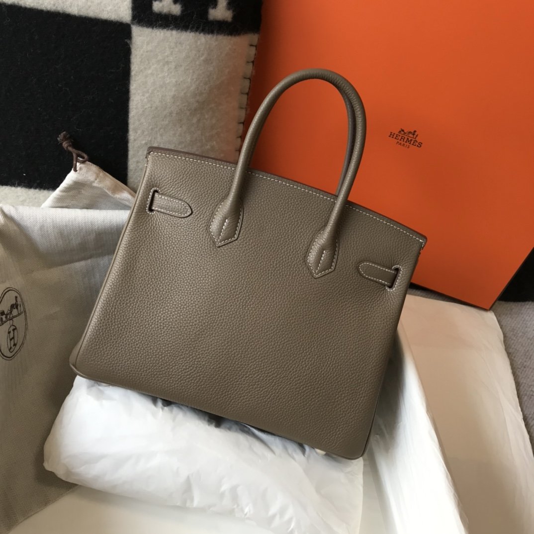 GLAMI Birkin Etoupe Gold Hardware Bag For Women, Handbags, Shoulder Bags 30cm/12in