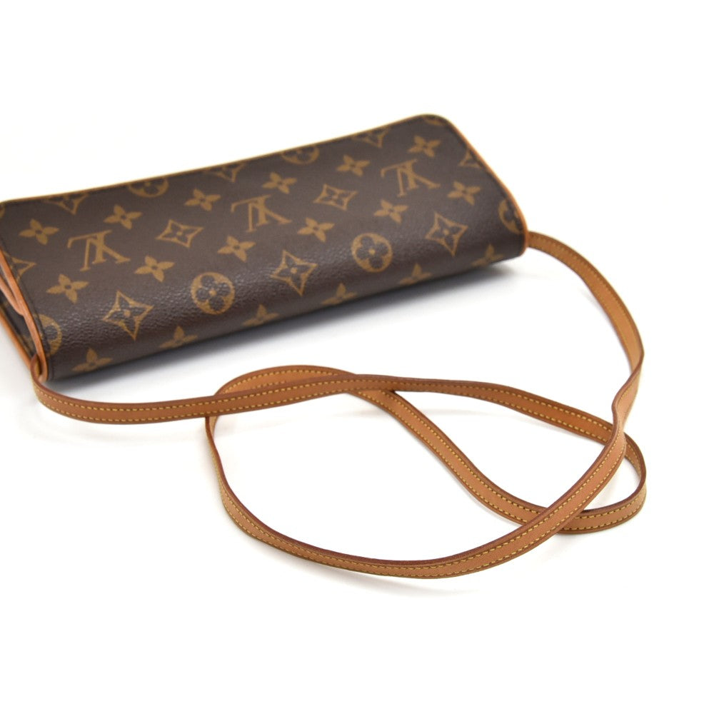 Louis Vuitto Pochette Twin GM Monogram Canvas Bag