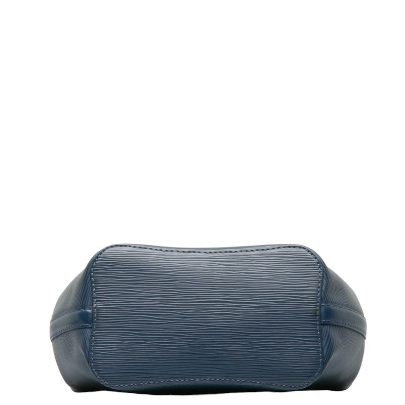 Louis Vuitton Epi Shoulder Bag Leather Blue M58932