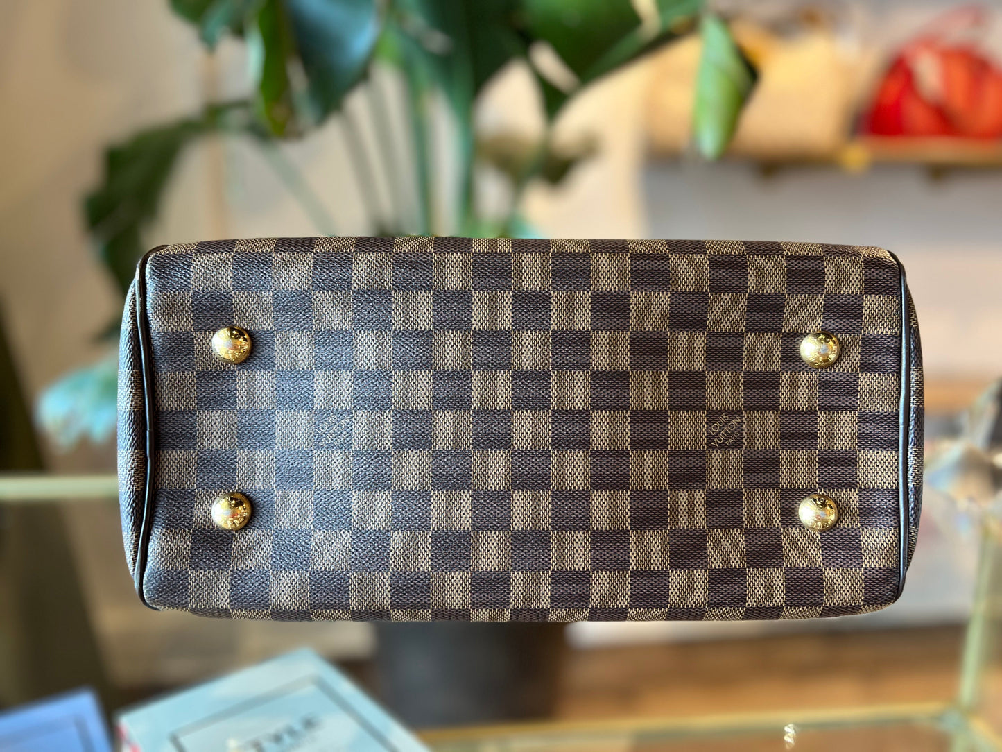 LOUIS VUITTON Duomo Damier Ebene Satchel