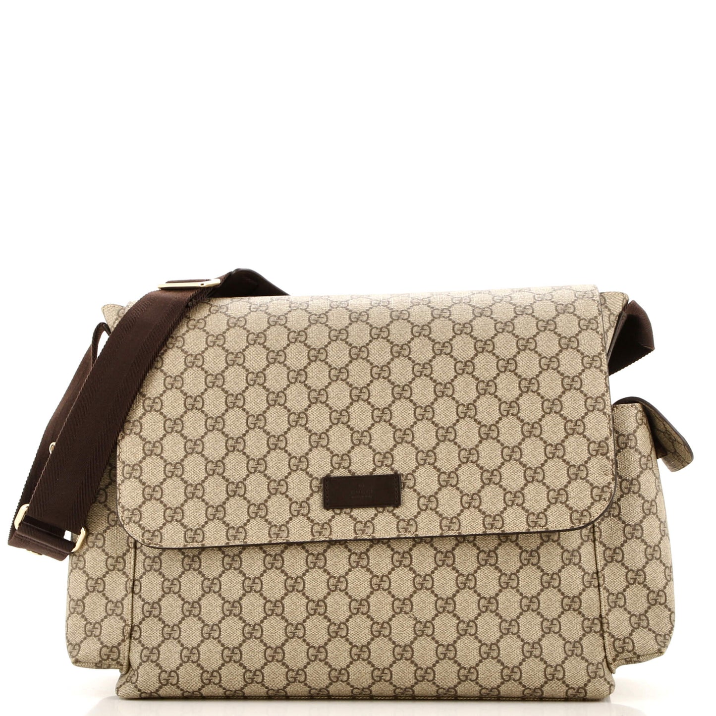 Diaper Bag GG Coated Canvas