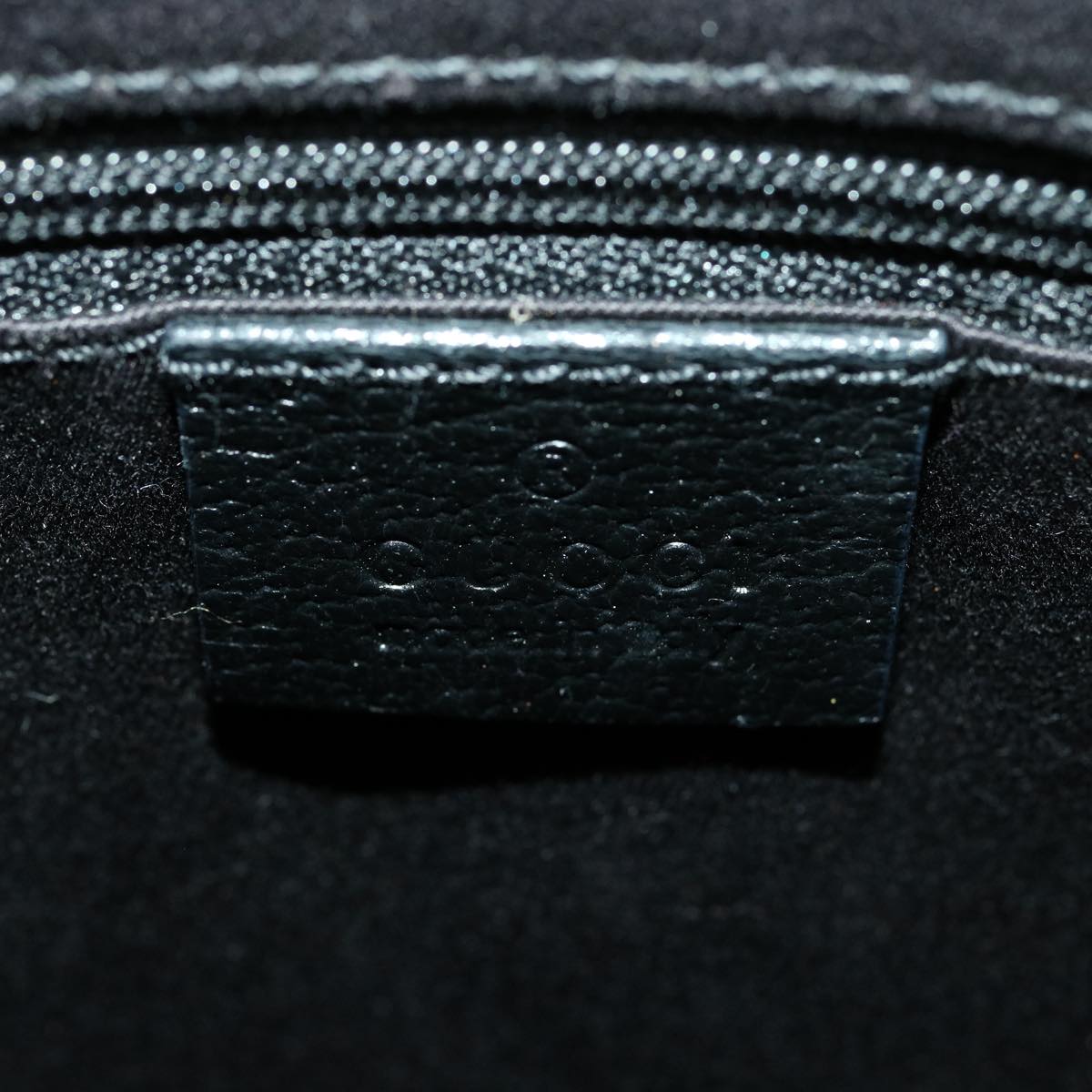 GUCCI GG Canvas Shoulder Bag Black 33263