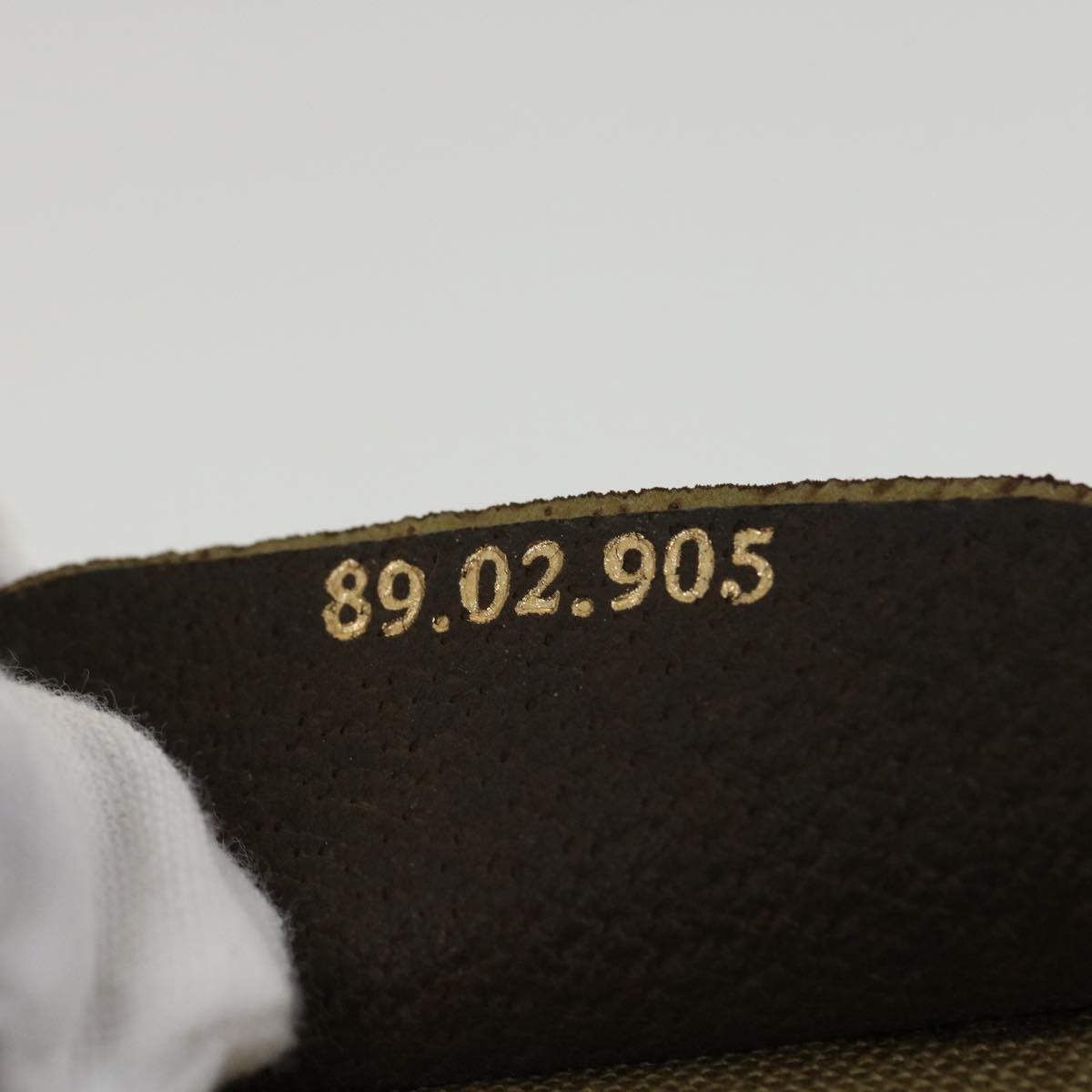 GUCCI GG Canvas Shoulder Bag PVC Leather Brown 33271