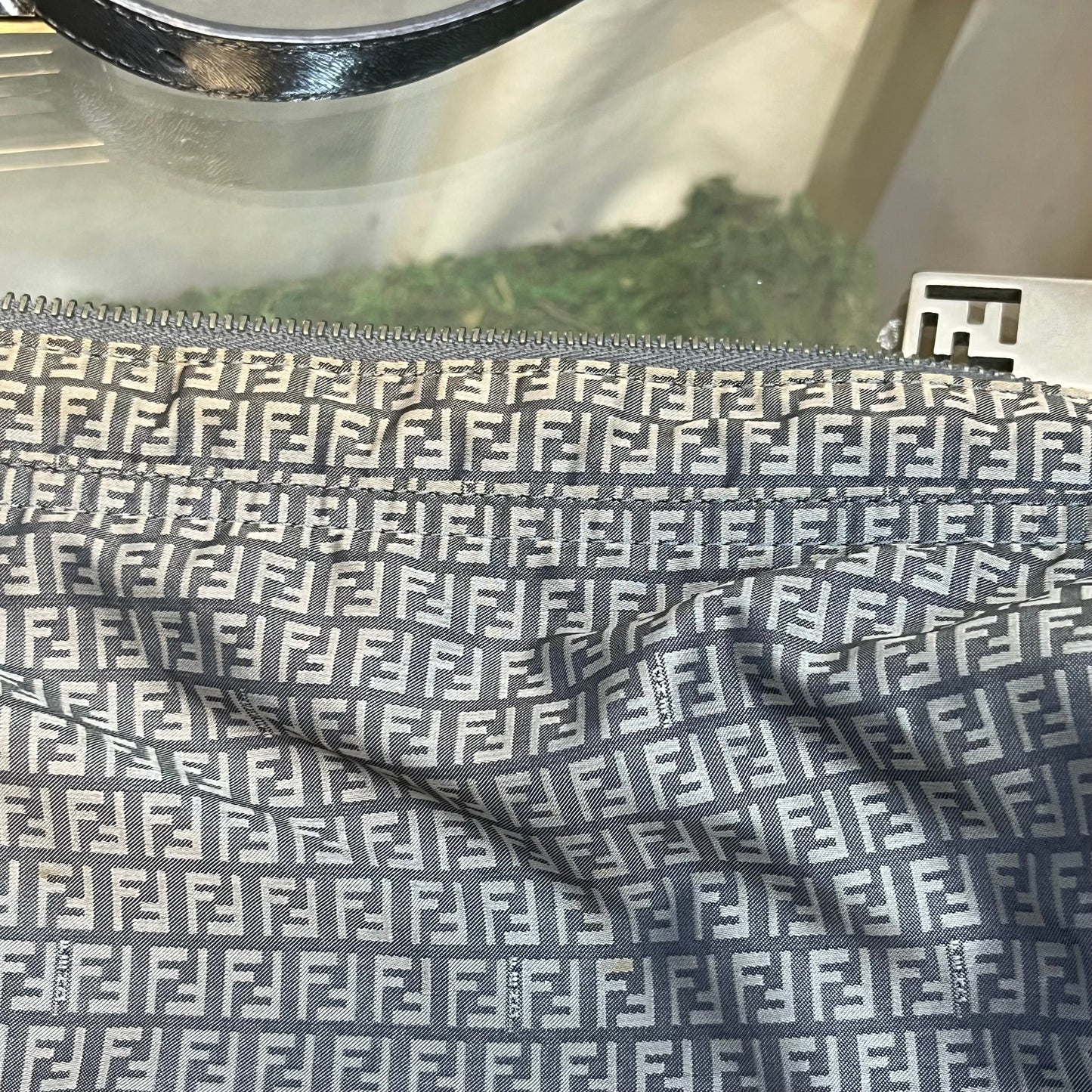 FENDI Nylon Zucchino Shoulder Bag