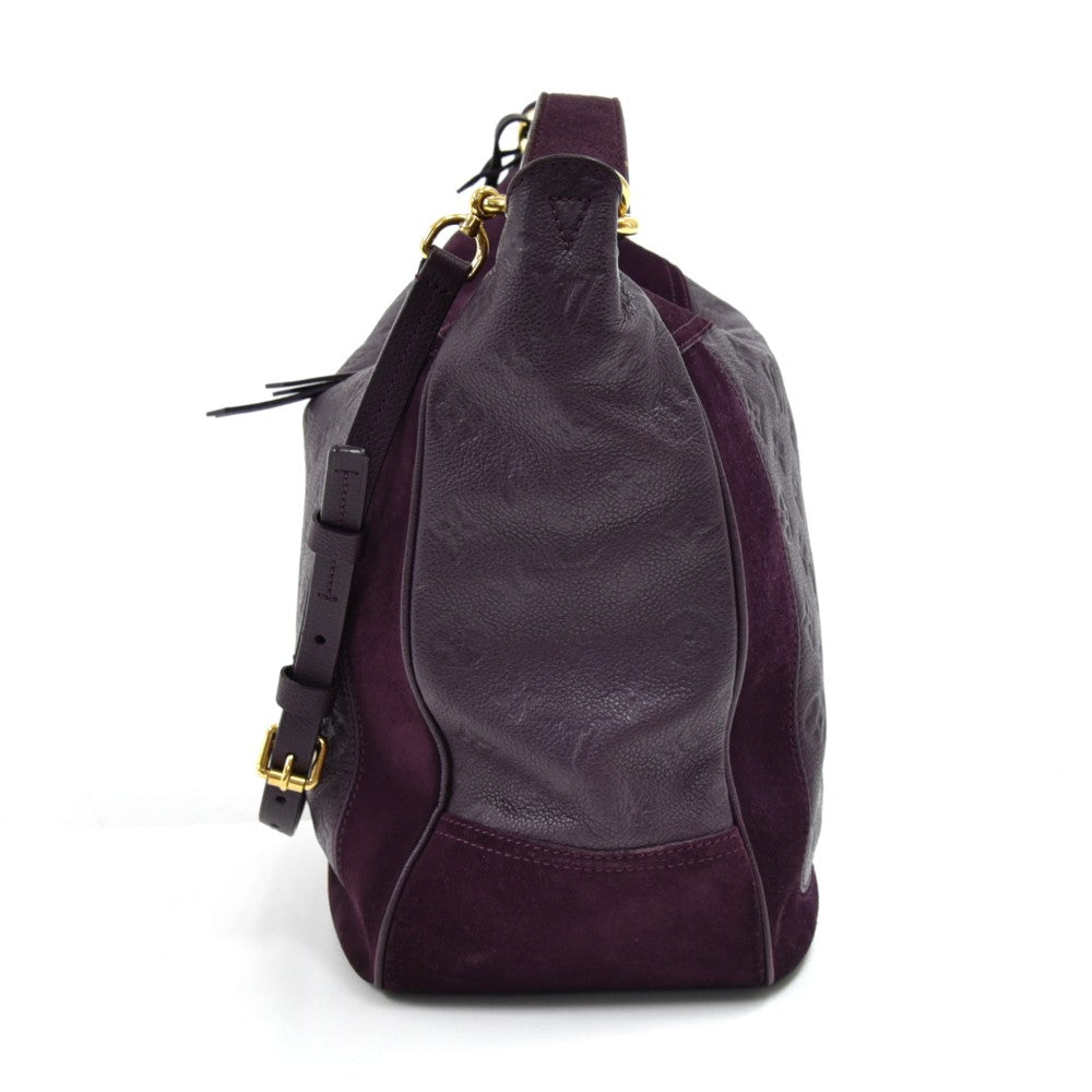 Louis Vuitto Audacieuse MM Monogram Empreinte Leather and Suede Bag