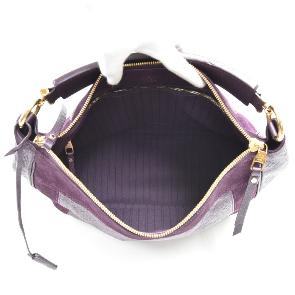 Louis Vuitto Audacieuse MM Monogram Empreinte Leather and Suede Bag