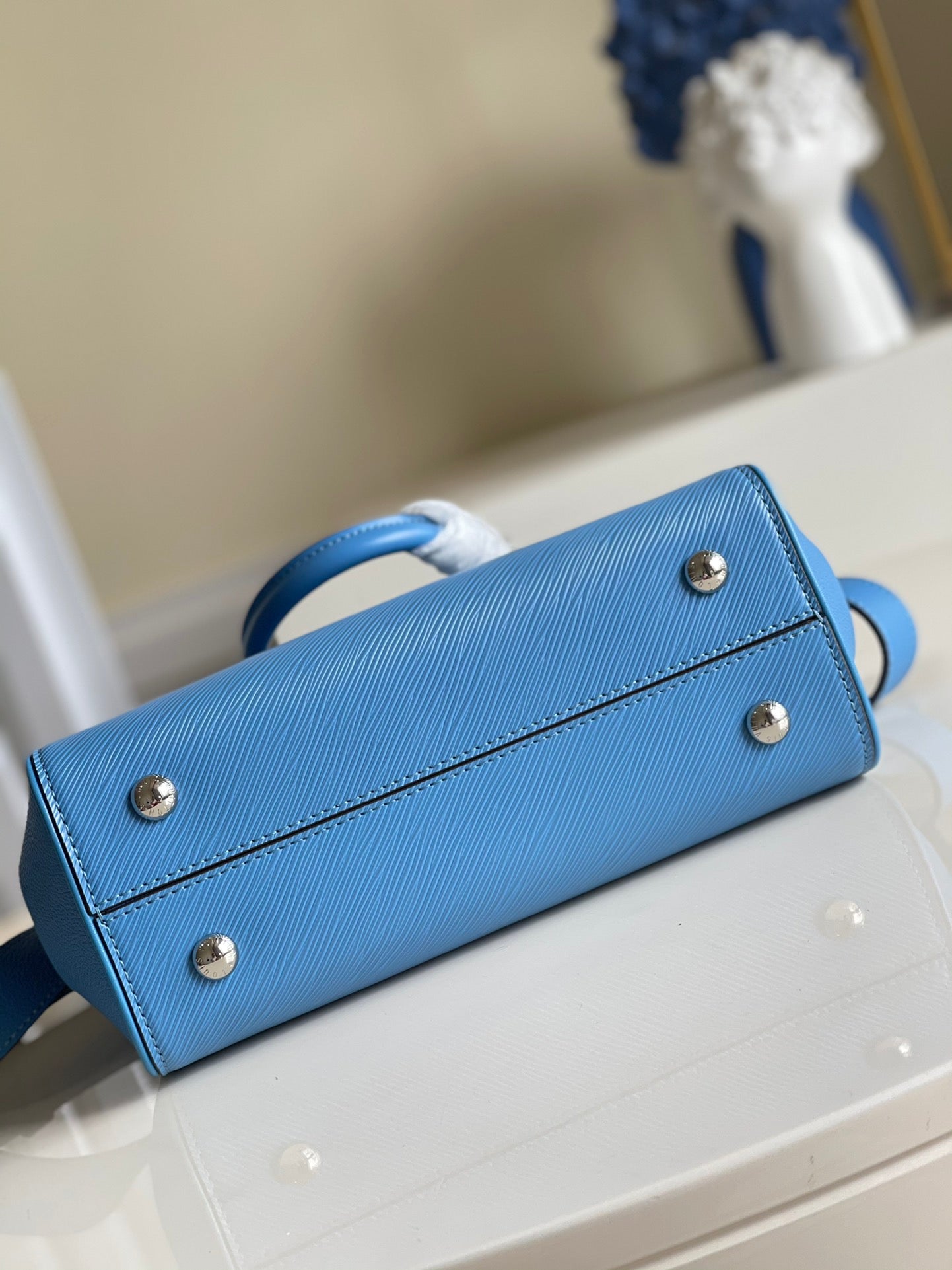 LV Grenelle Tote PM Epi Blue For Women, WomenÃ¢â‚¬â„¢s Handbags, Shoulder And Crossbody Bags 10.6in/27cm LV