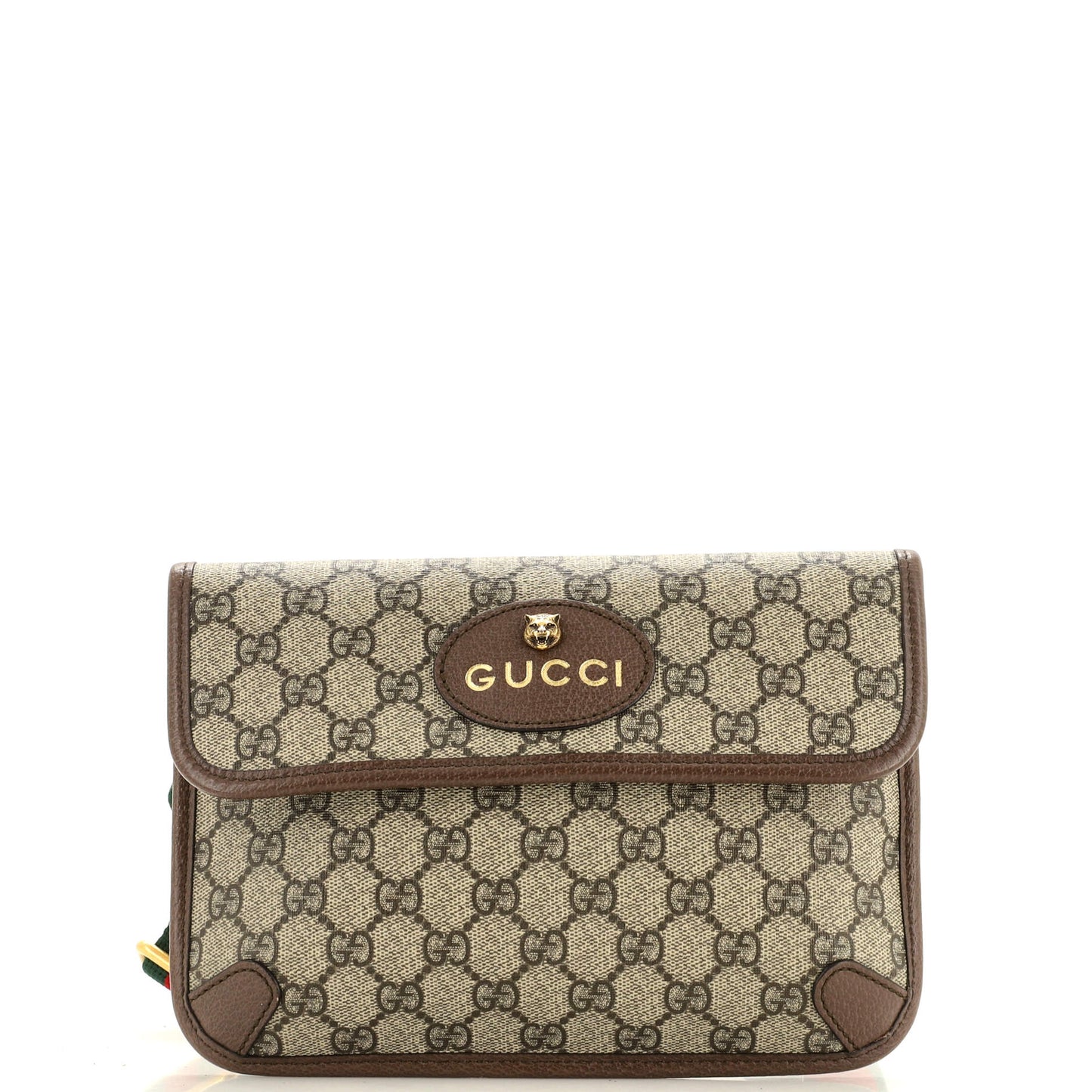 Neo Vintage Flap Belt Bag GG Coated Canvas
