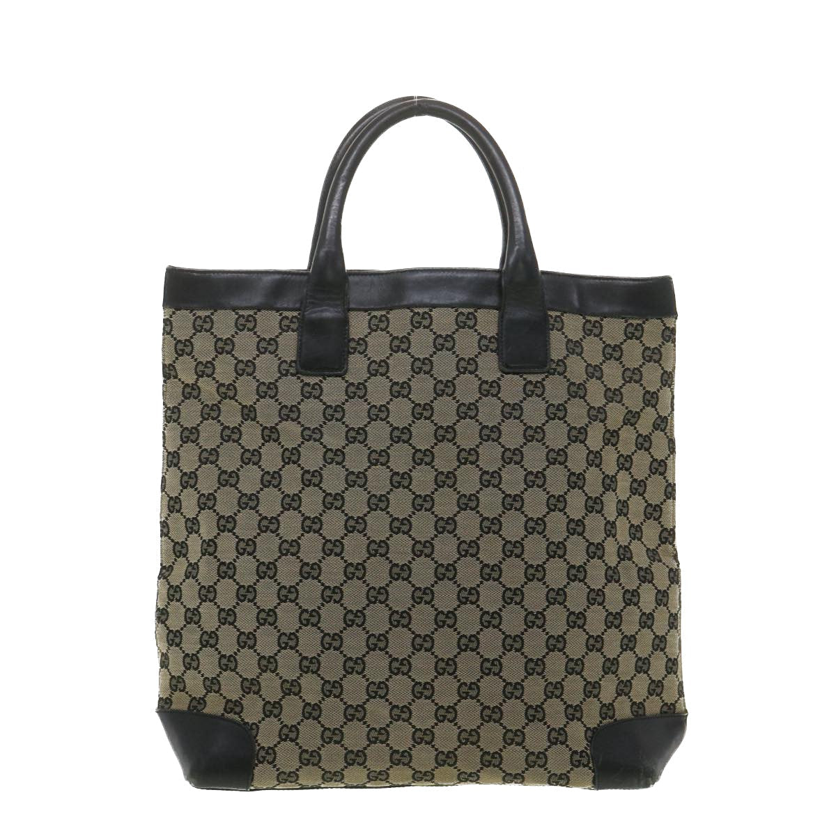 GUCCI GG Canvas Hand Bag Navy 1121 34050