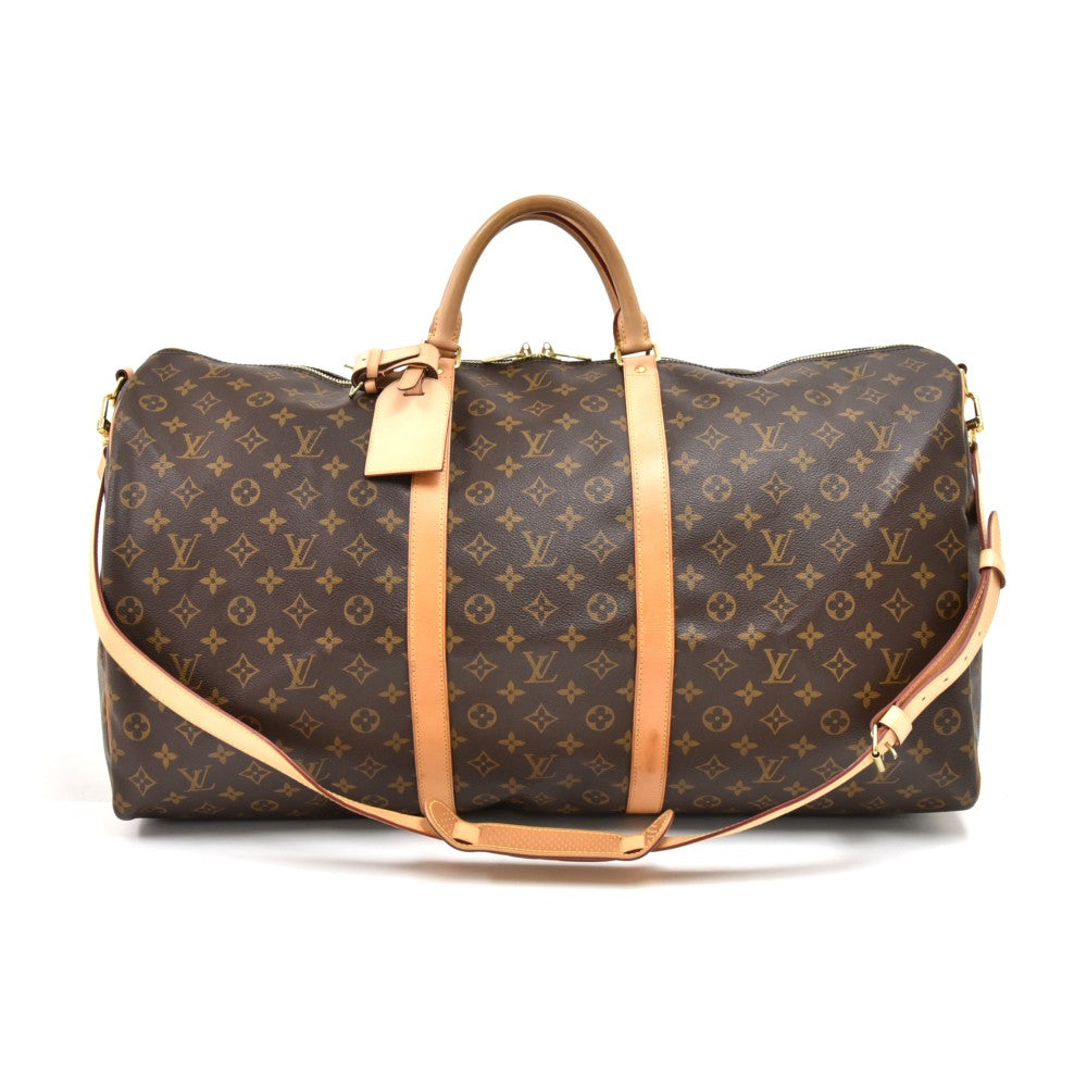 Louis Vuitto Keepall 60 Bandouliere Monogram Canvas Bag