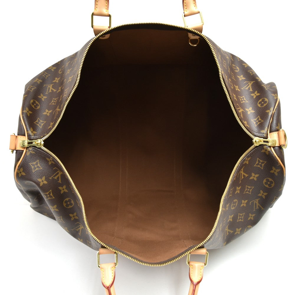 Louis Vuitto Keepall 60 Bandouliere Monogram Canvas Bag