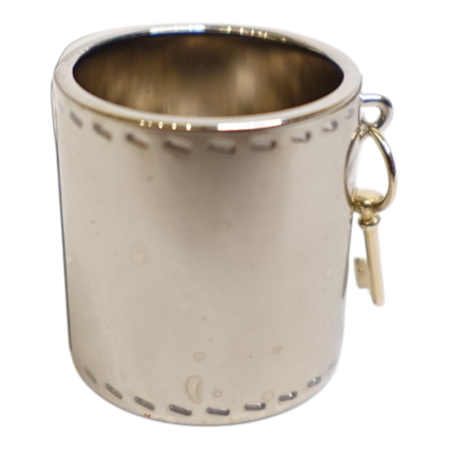 Hermes Metal GP Key Charm Scarf Ring