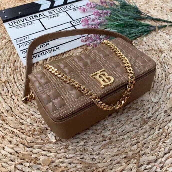 GLAMI Quilted MeGLAMIum Lola Bag Monogram Brown For Women, Bags 11in/28cm 80208481