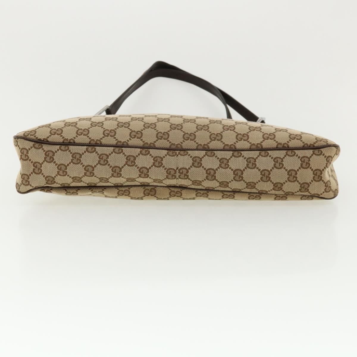 GUCCI GG Canvas Shoulder Bag Beige 121023 35573