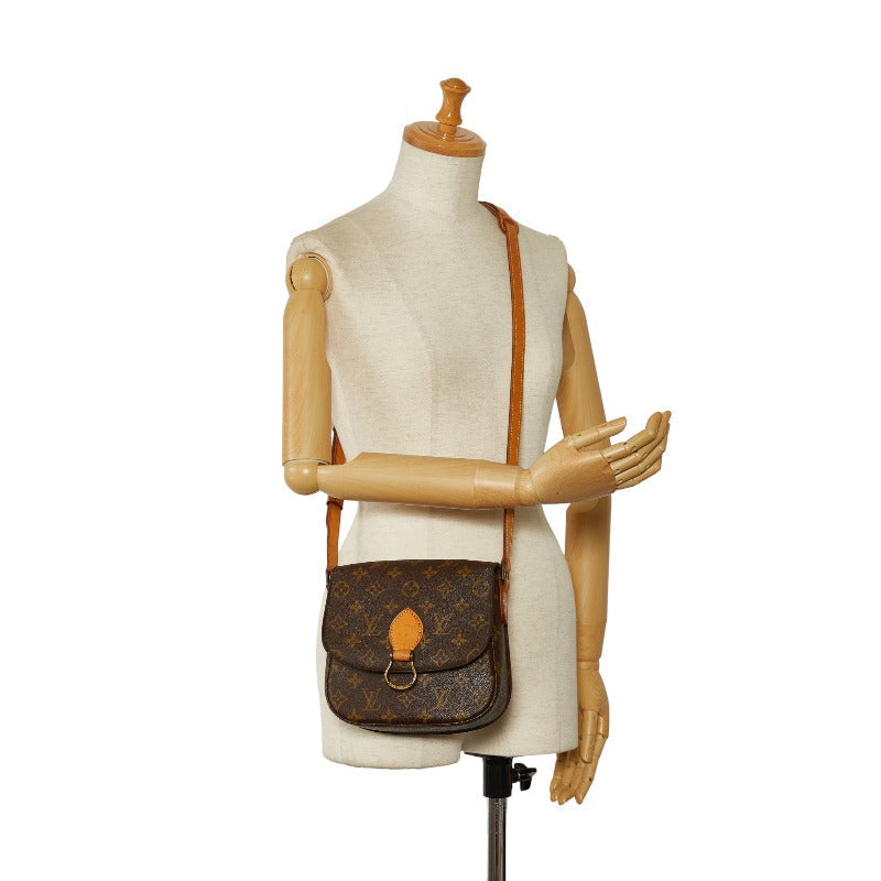 Louis Vuitton Monogram Mini Sankru Shoulder Bag M51244 Brown PVC Leather  Louis Vuitton