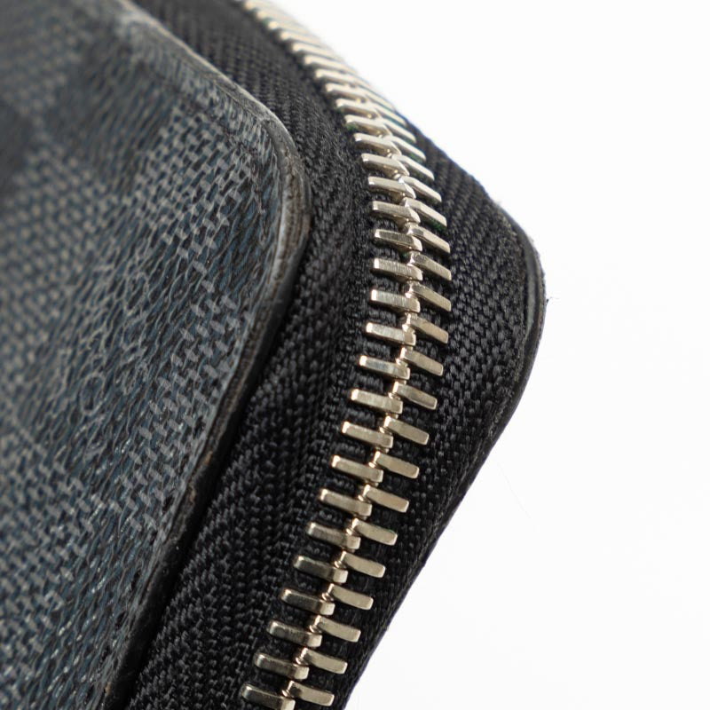 Louis Vuitton Louis Vuitton Damiere Graphite N63095 Long Wallet PVC/Leather Black