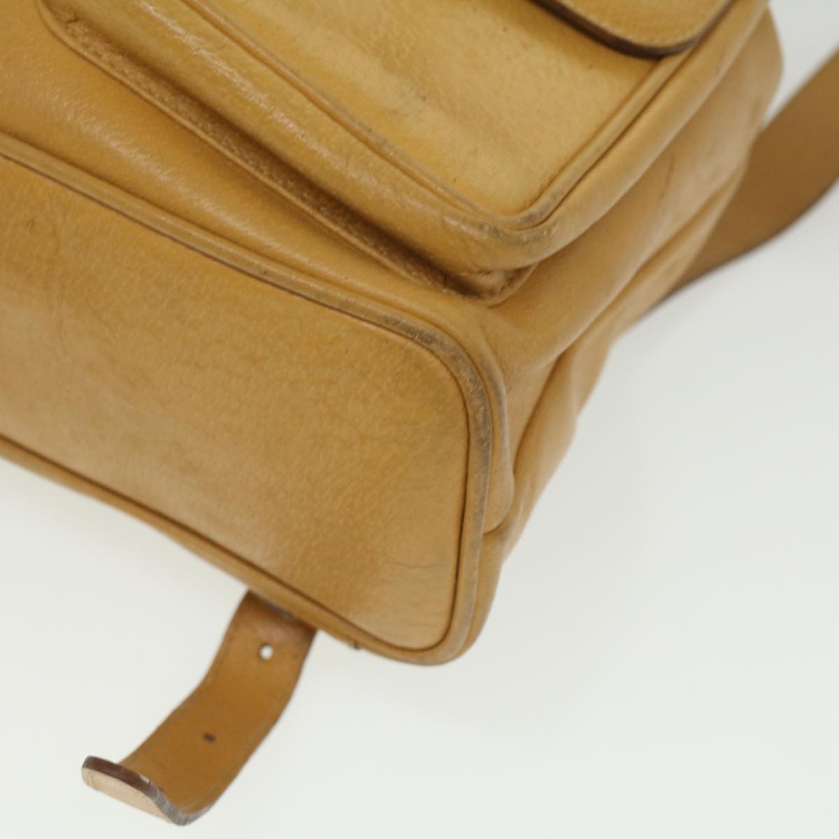 GUCCI Bamboo Backpack Leather Yellow 003.2058.0016 36249
