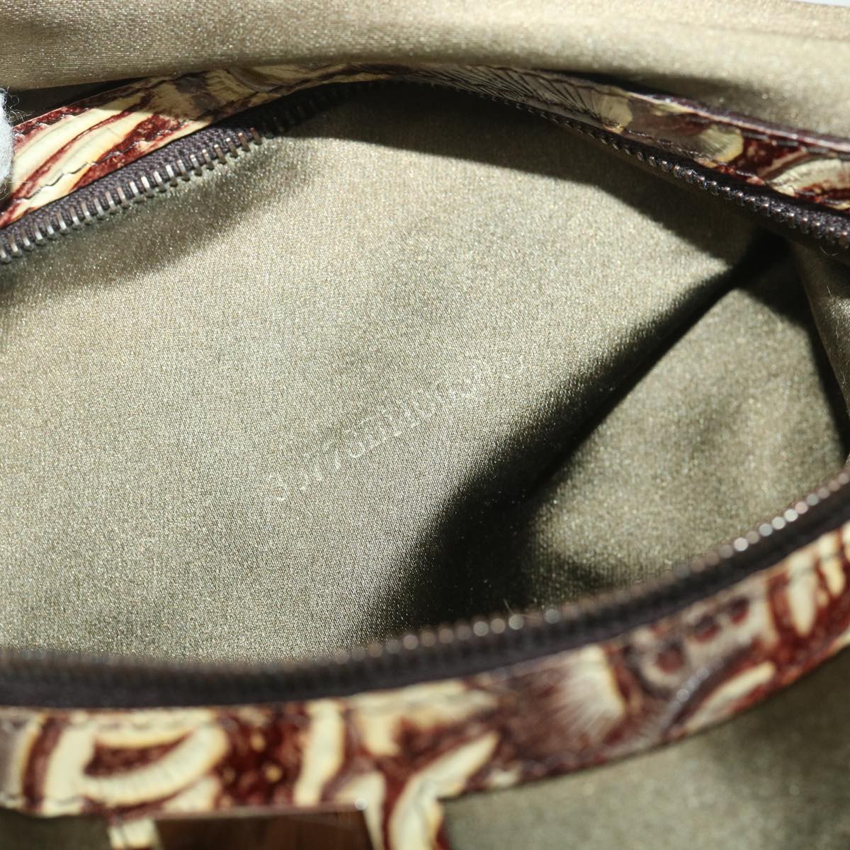 FENDI Pattern Tote Bag fur Brown 36778BH005010 36403