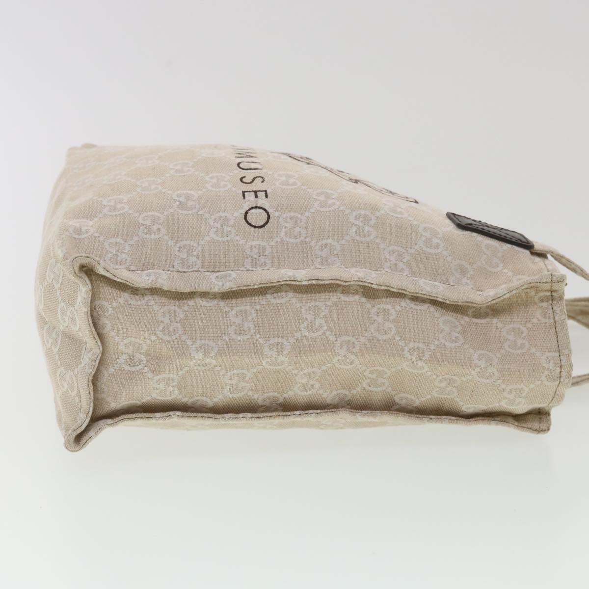 GUCCI GG Canvas Hand Bag Beige 283414 36445