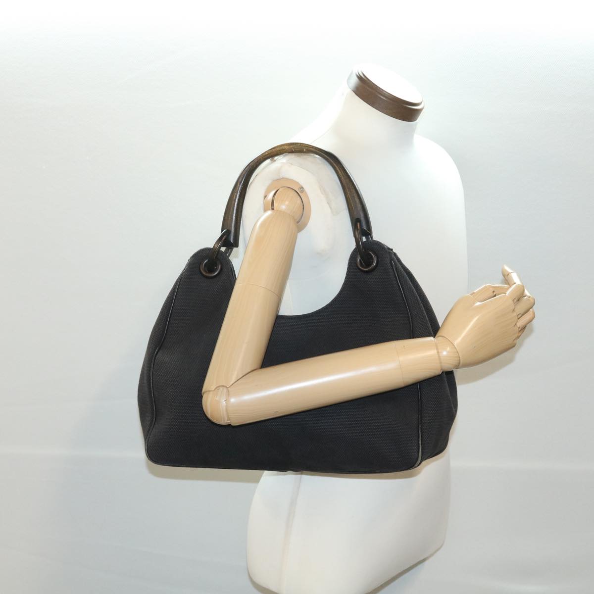 GUCCI Shoulder Bag Canvas Black 106494 36529