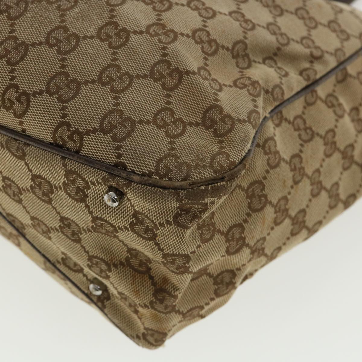 GUCCI GG Canvas Hand Bag Beige 113017 36542