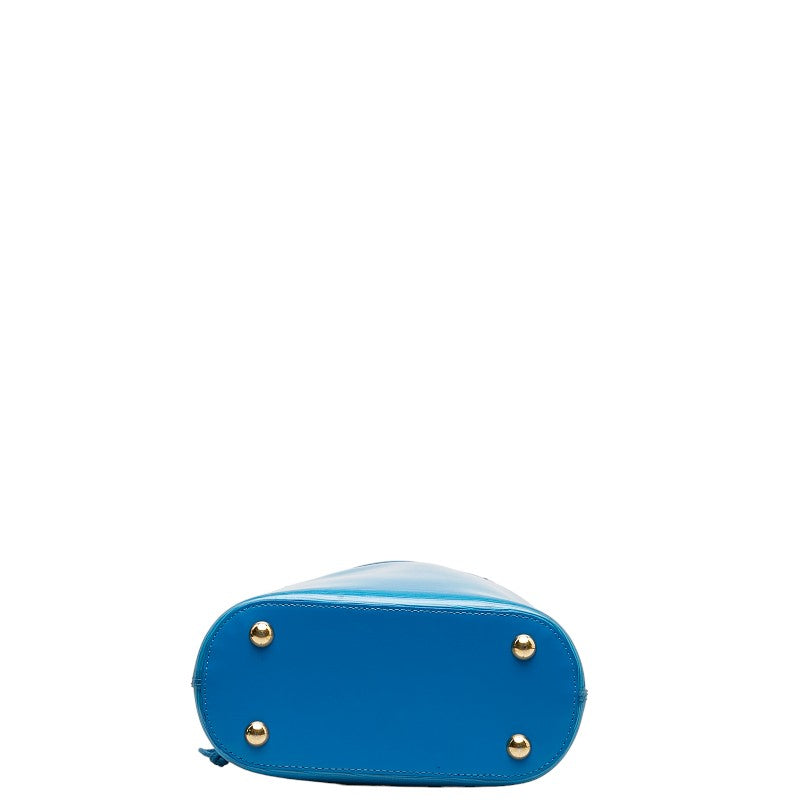Louis Vuitton Epi Prague Mini Ragune Bay Handbag M92472 Blue Vinyl