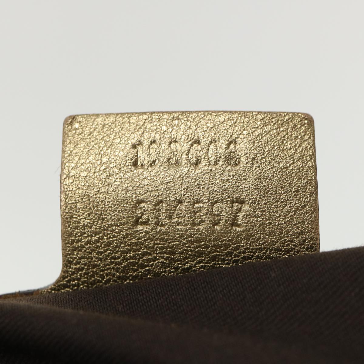 GUCCI GG crystal Boston Bag Coated Canvas Beige Gold 193603 36636