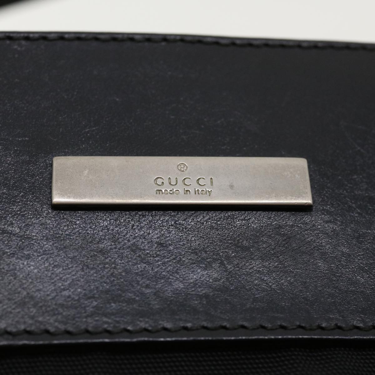 GUCCI Shoulder Bag Nylon Black 36785