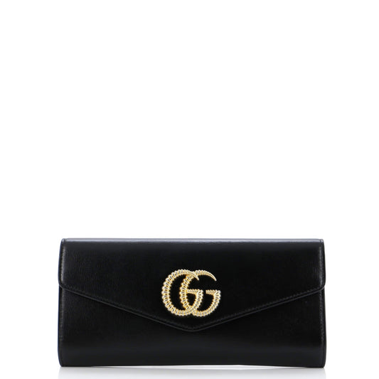 GG Broadway Envelope Clutch Leather