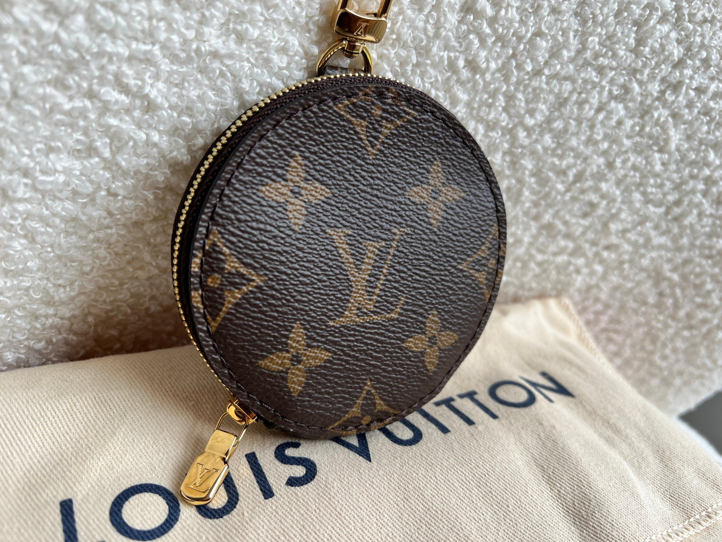 Louis Vuitton Round Coin Purse Monogram