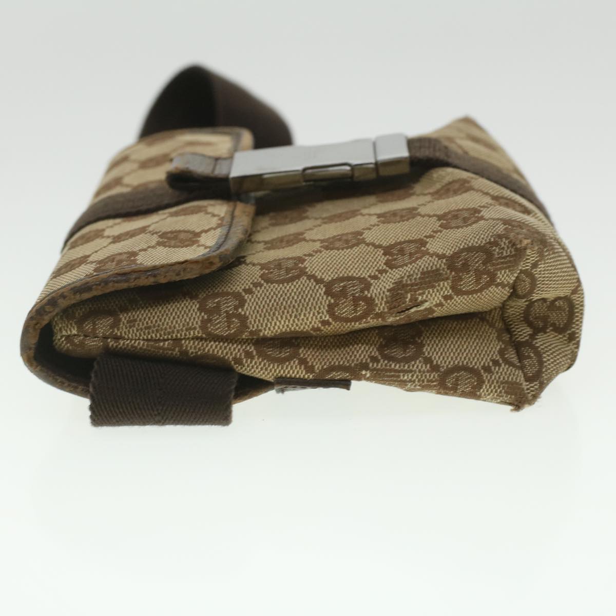GUCCI GG Canvas Waist Bag Beige 131236 37154