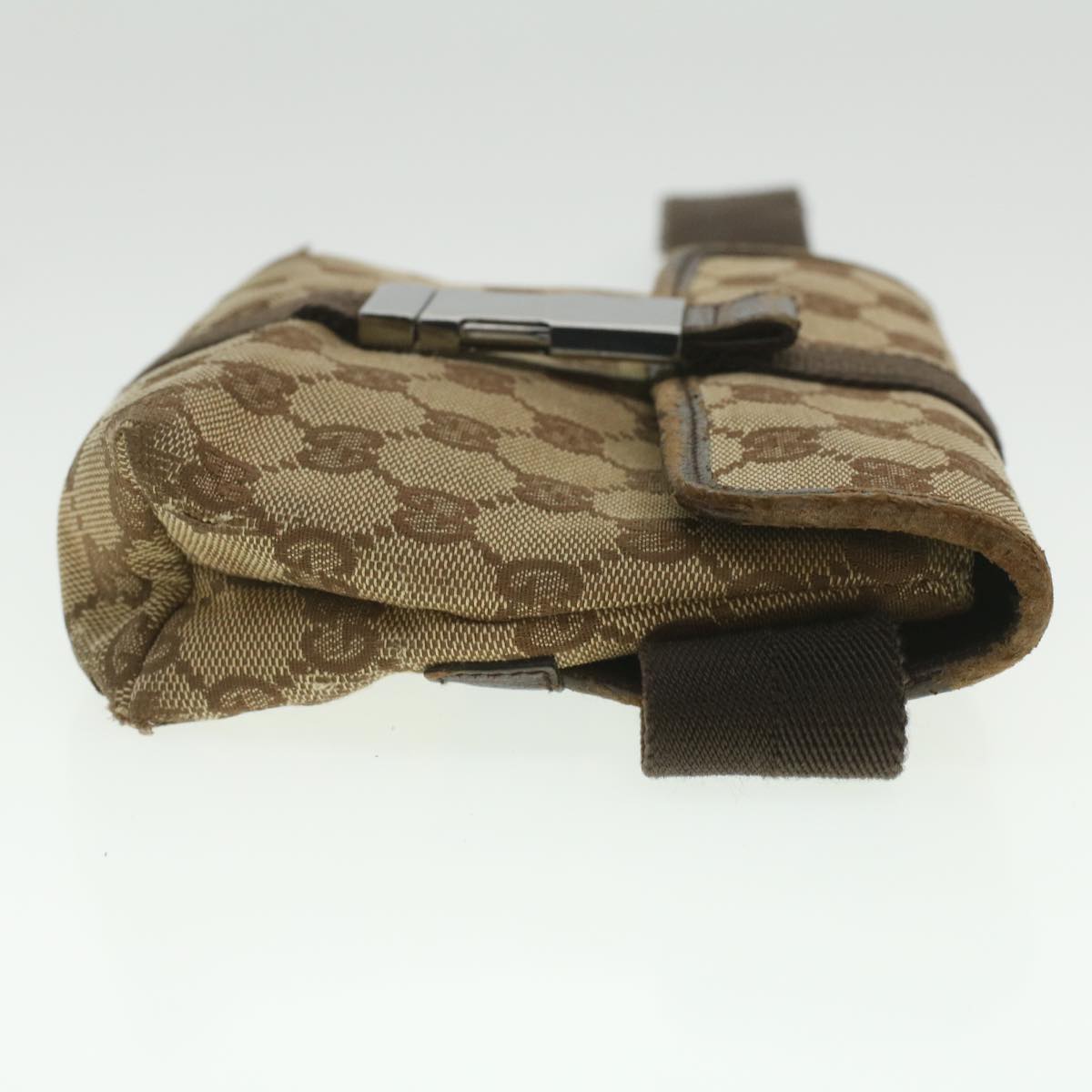 GUCCI GG Canvas Waist Bag Beige 131236 37154