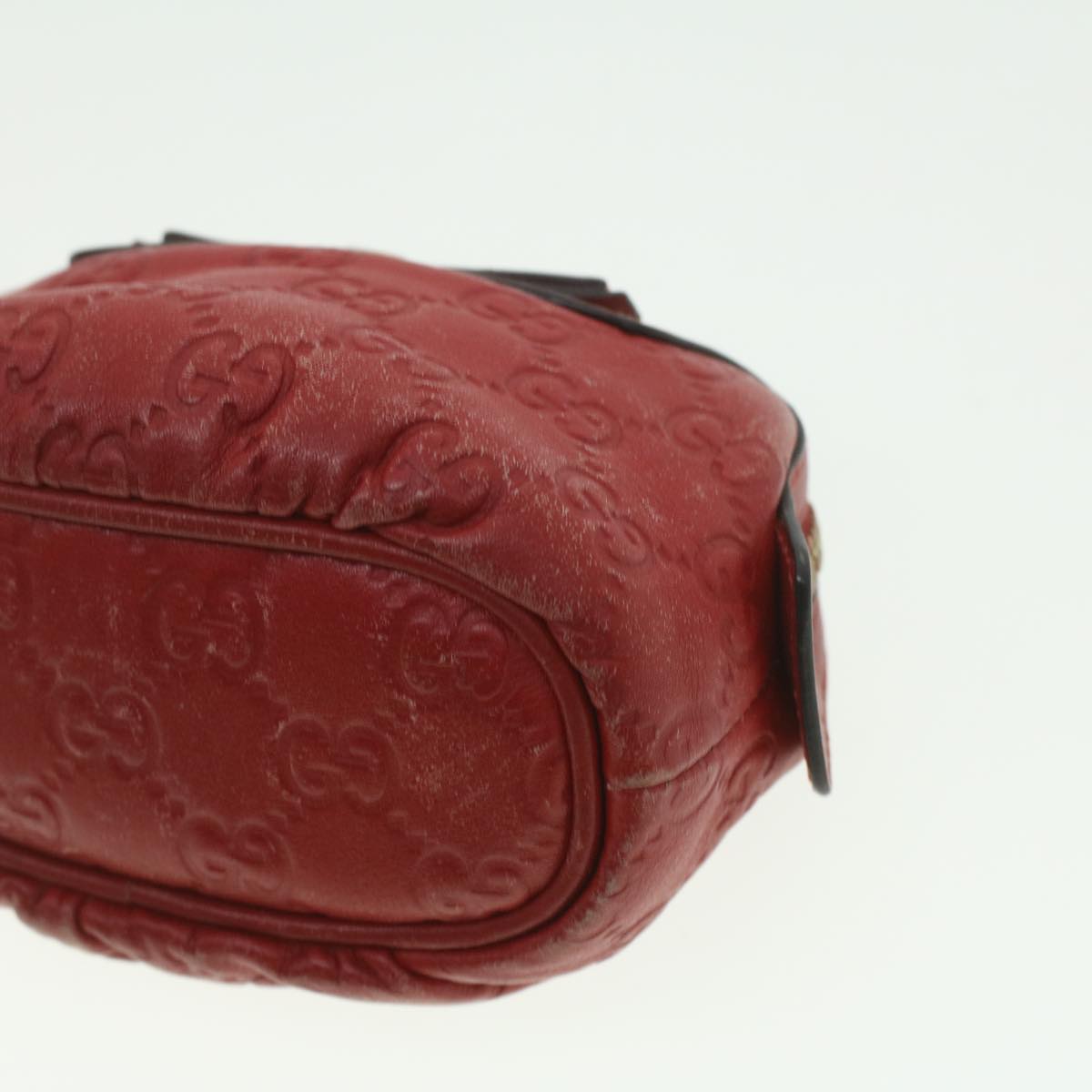 GUCCI Guccissima Pouch Red 282642 37323