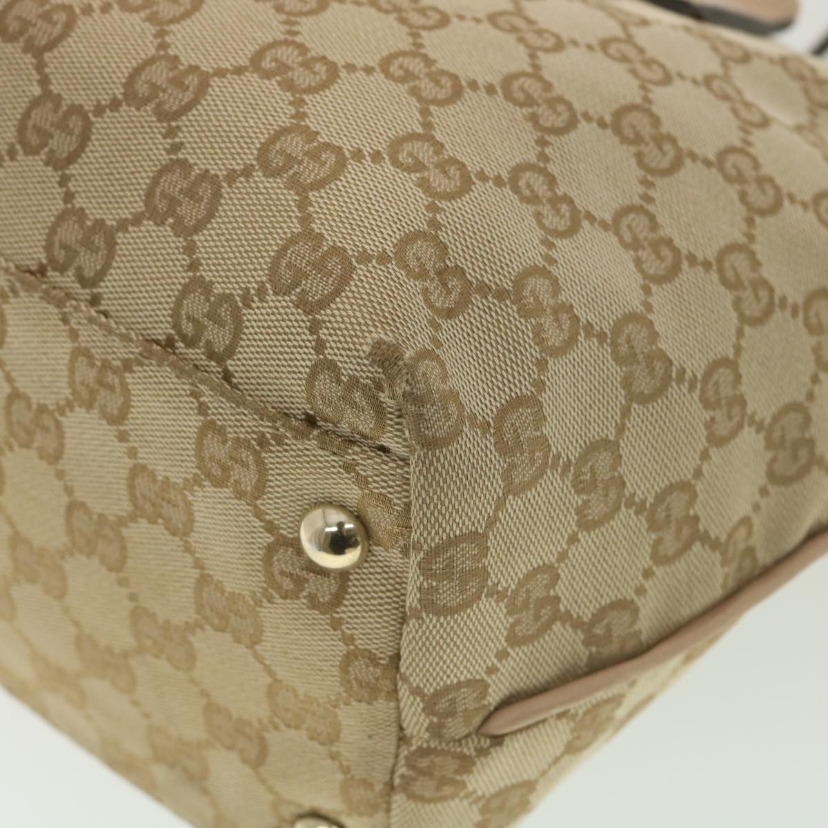 GUCCI GG Canvas Tote Bag Beige 169946 37347
