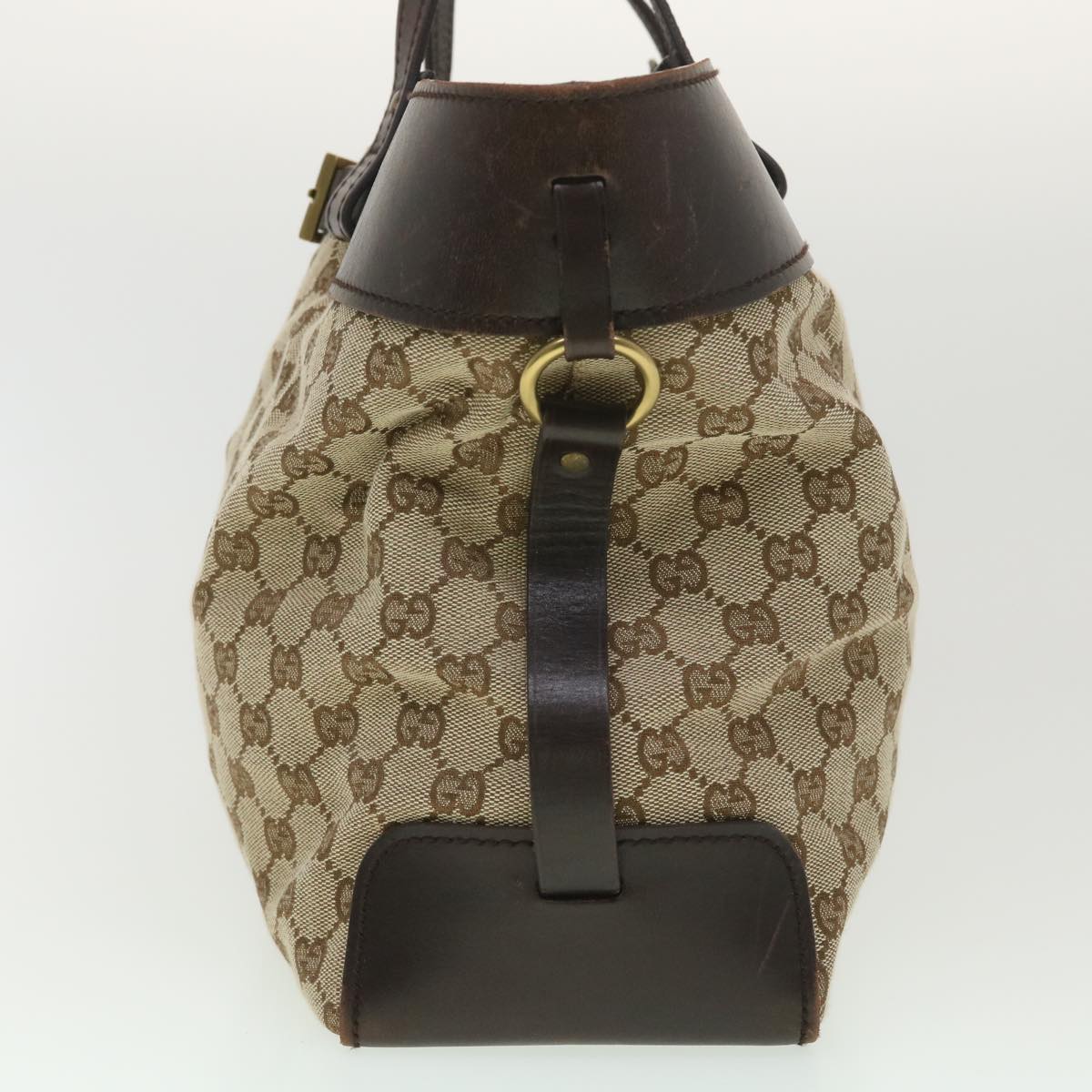 GUCCI GG Canvas Hand Bag Beige 106251 37968