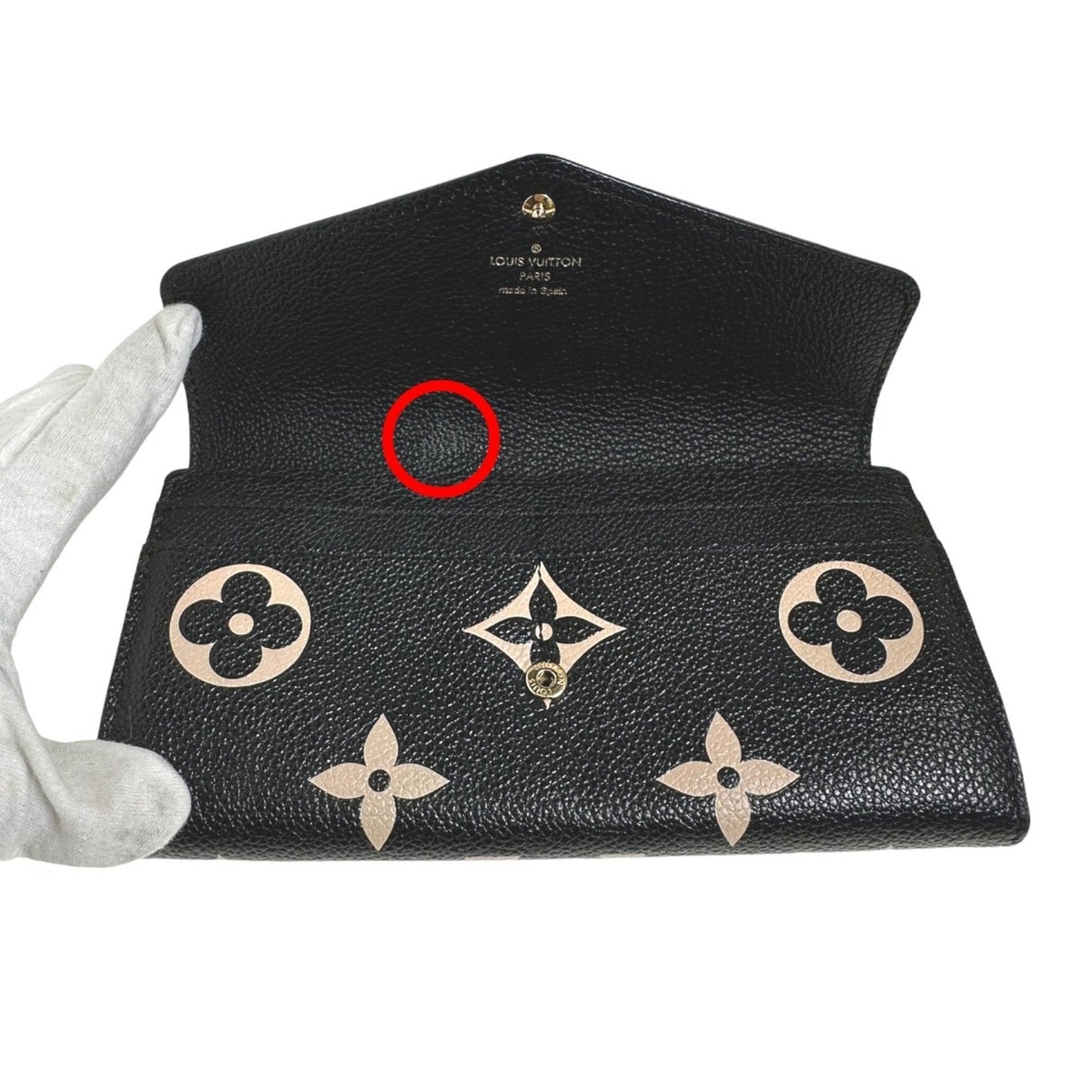 Louis Vuitton Sarah  Canvas Wallet  ()
