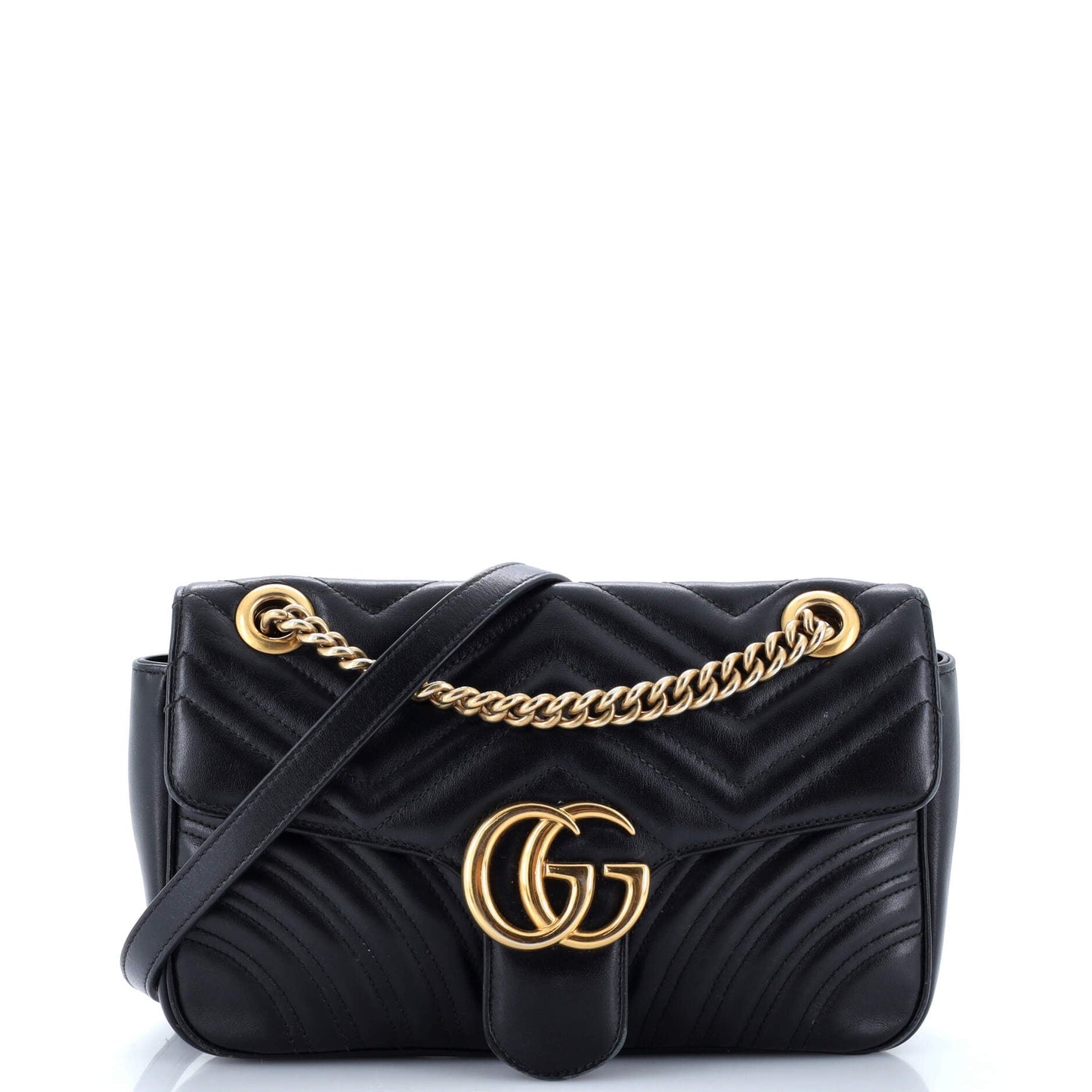 GG Marmont Flap Bag Matelasse Leather Mini
