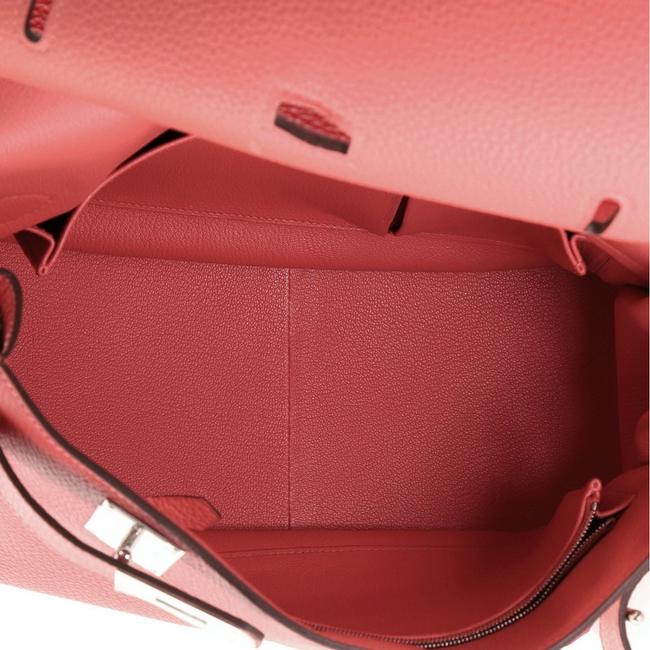 HERMÈS Jypsiere Clemence Red Leather Cross Body Bag-HS