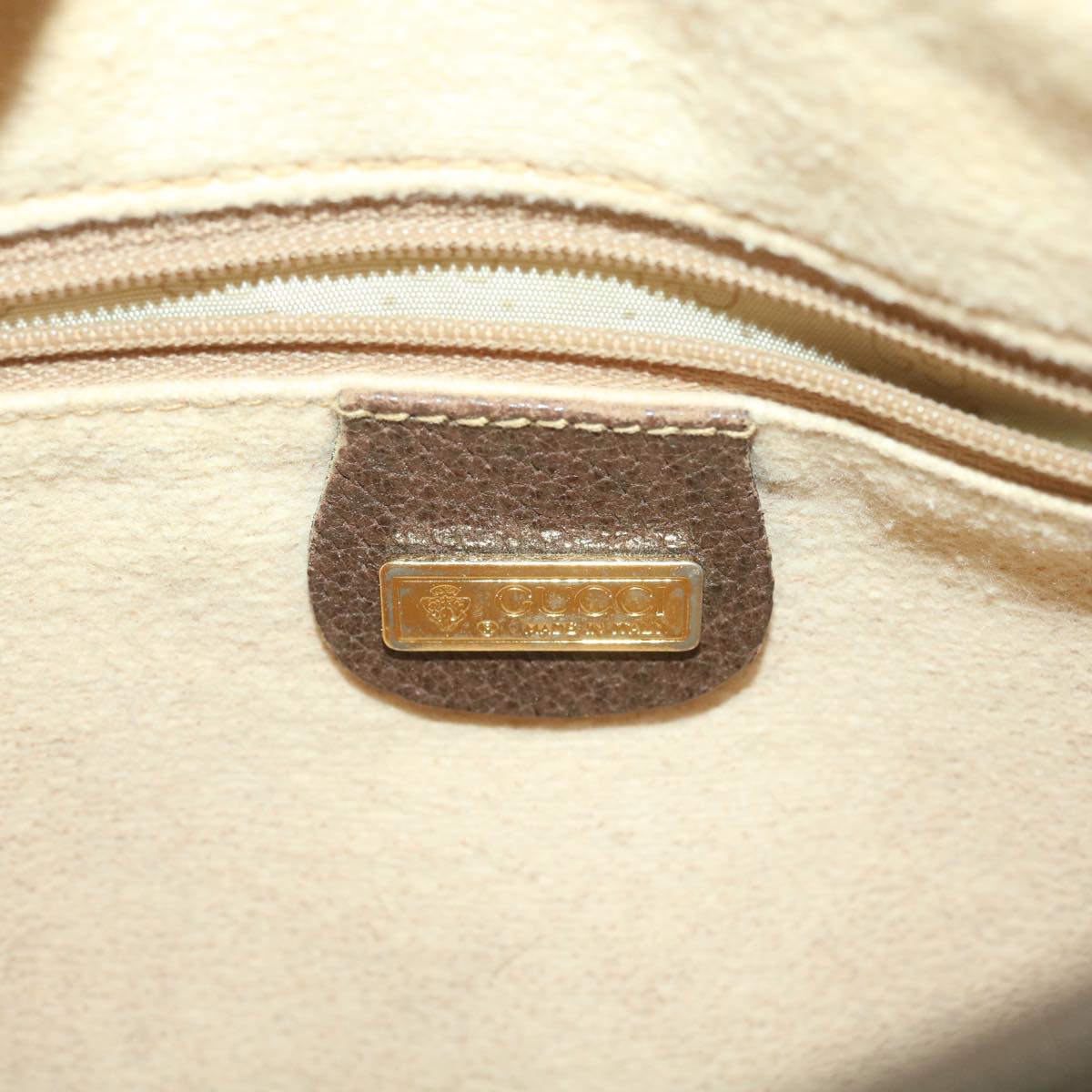 GUCCI GG Canvas Web Sherry Line Shoulder Bag Beige Red Green 38014
