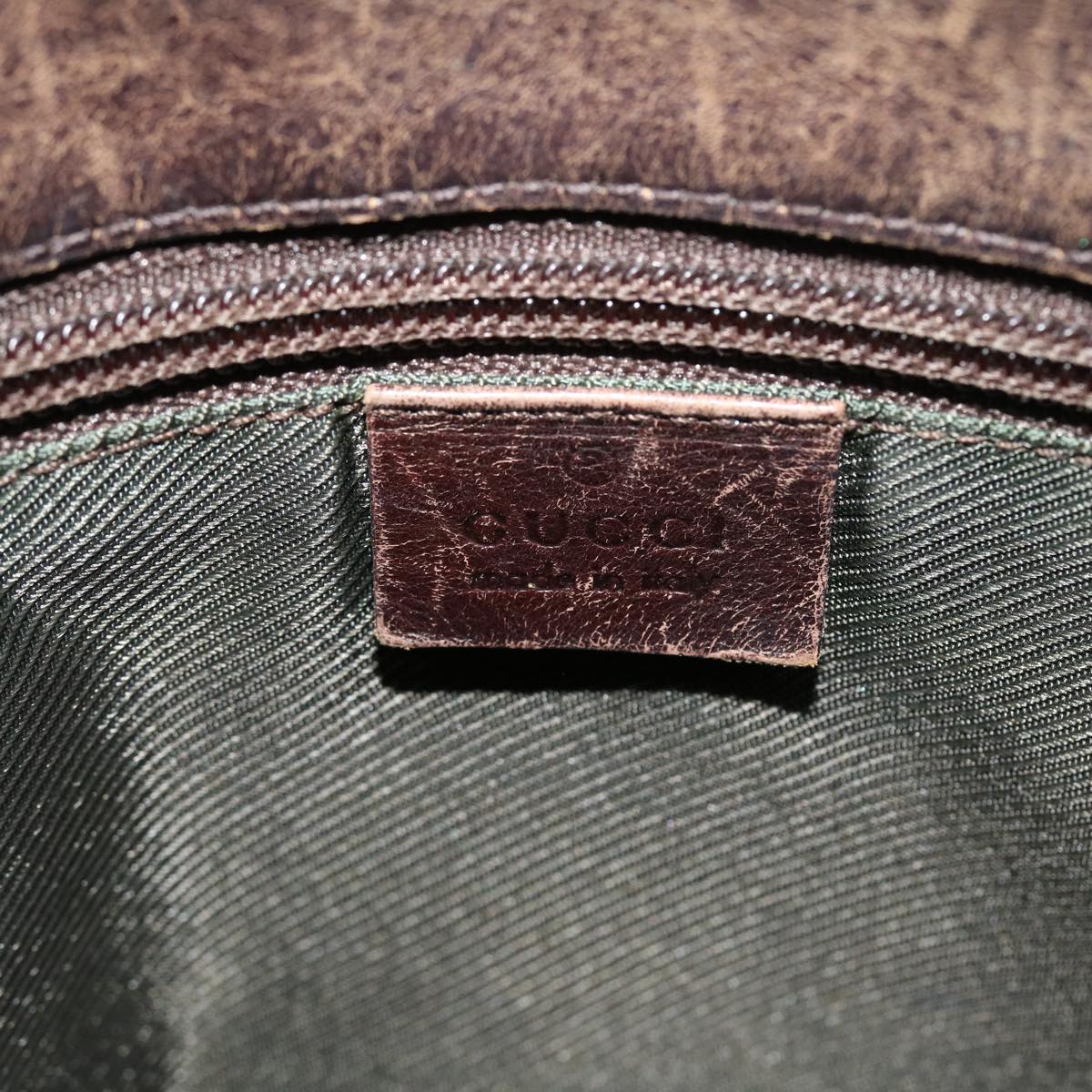 GUCCI GG Canvas Shoulder Bag PVC Leather Beige 110054 38039