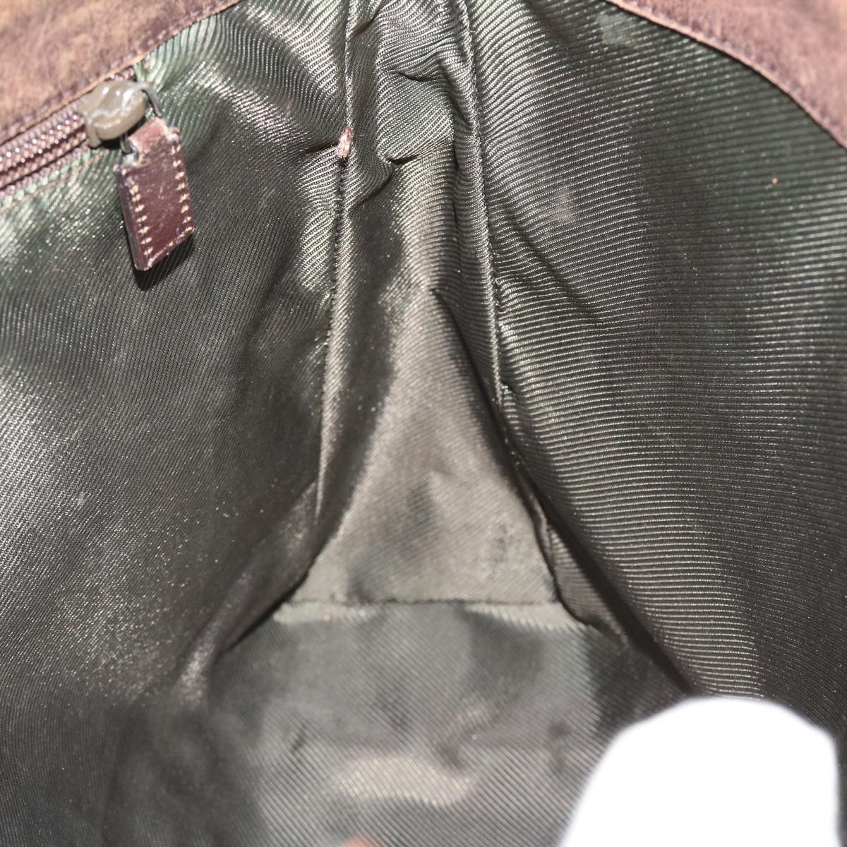 GUCCI GG Canvas Shoulder Bag PVC Leather Beige 110054 38039