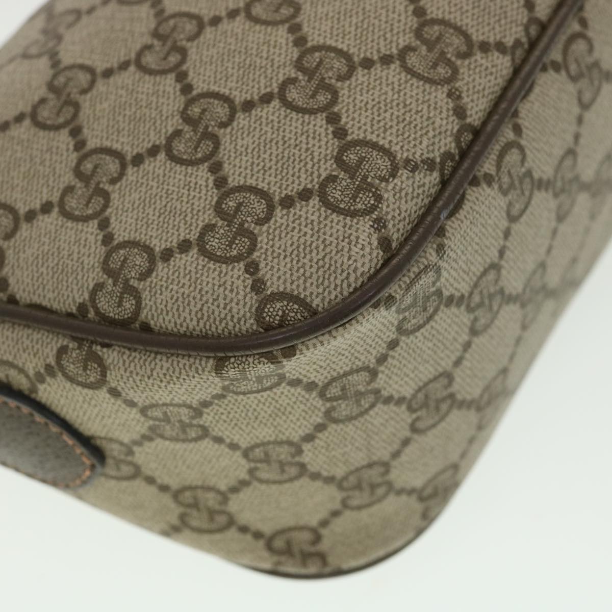 GUCCI GG Canvas Web Sherry Line Shoulder Bag Beige Red 89 02 054 38094