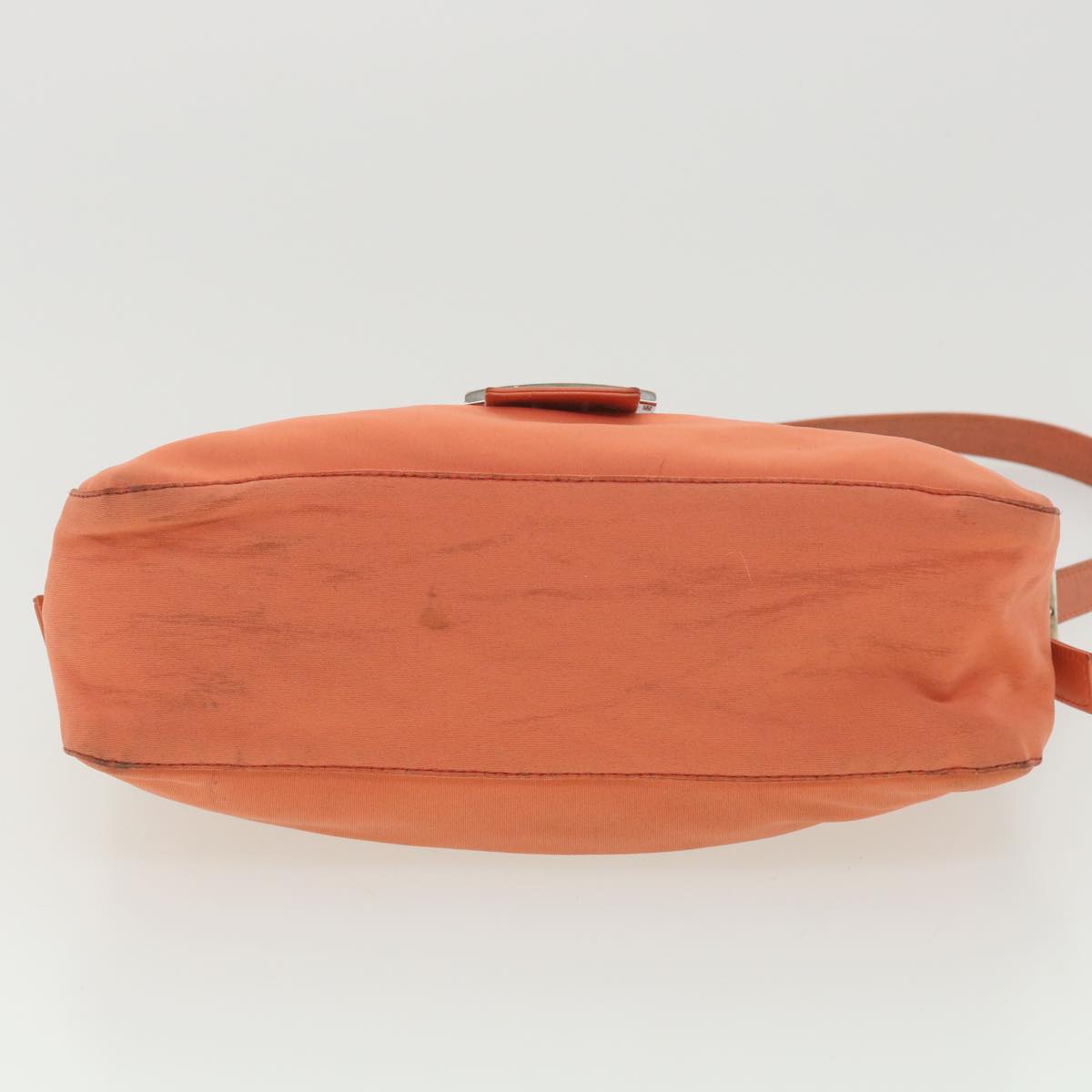 FENDI Mamma Baguette Shoulder Bag Nylon Orange 2321.26566.018 38105