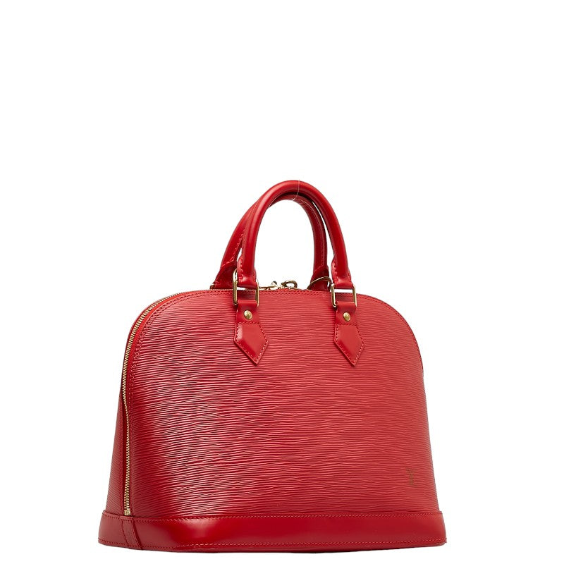Louis Vuitton Epic Alma Bag Boston Bag M52147 Castilian Red Leather  Louis Vuitton