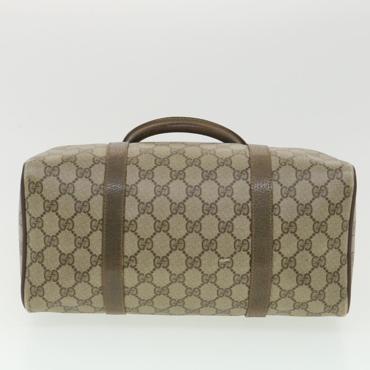 GUCCI GG Canvas Web Sherry Line Boston Bag Beige Red Green 40.02.007 38308