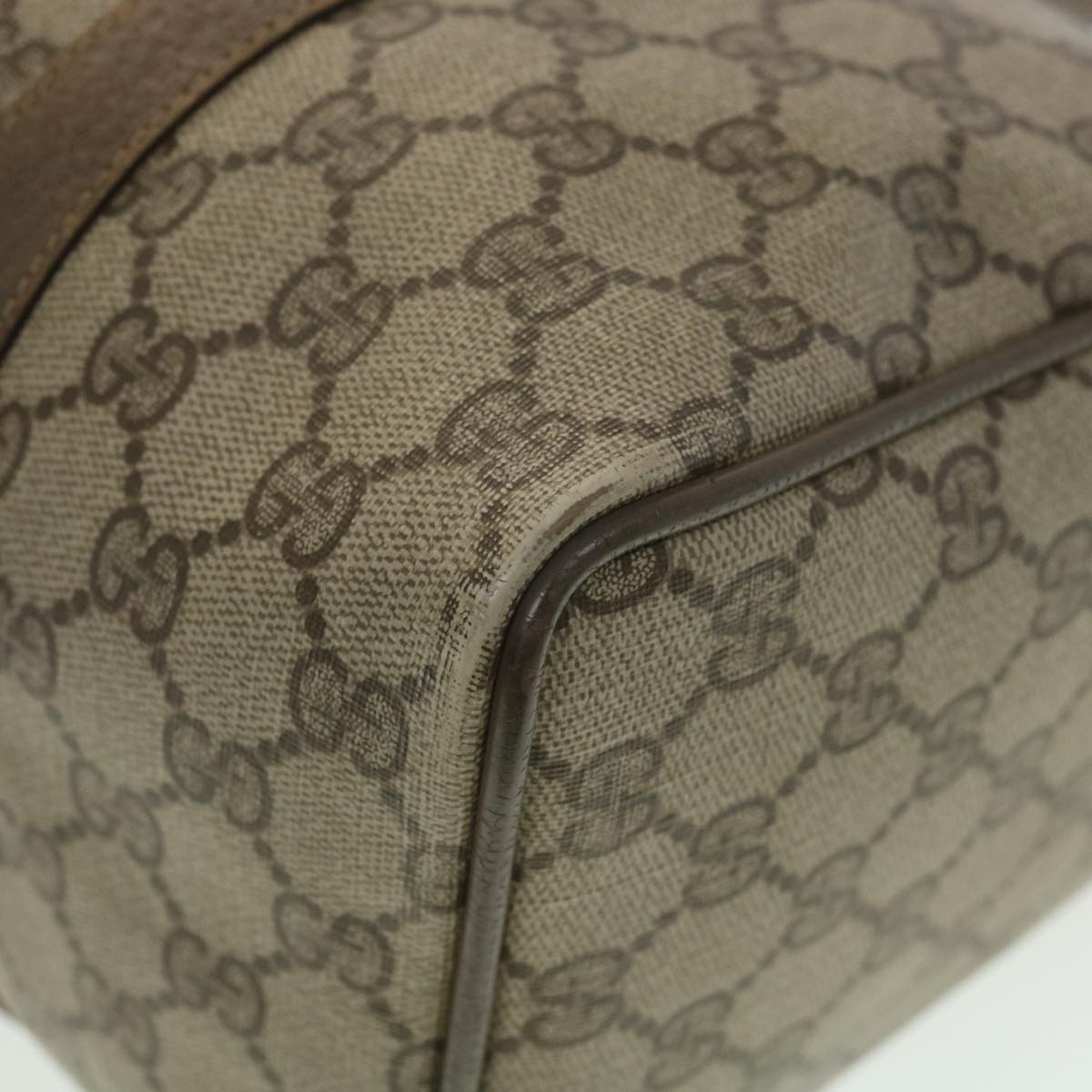 GUCCI GG Canvas Web Sherry Line Boston Bag Beige Red Green 40.02.007 38308