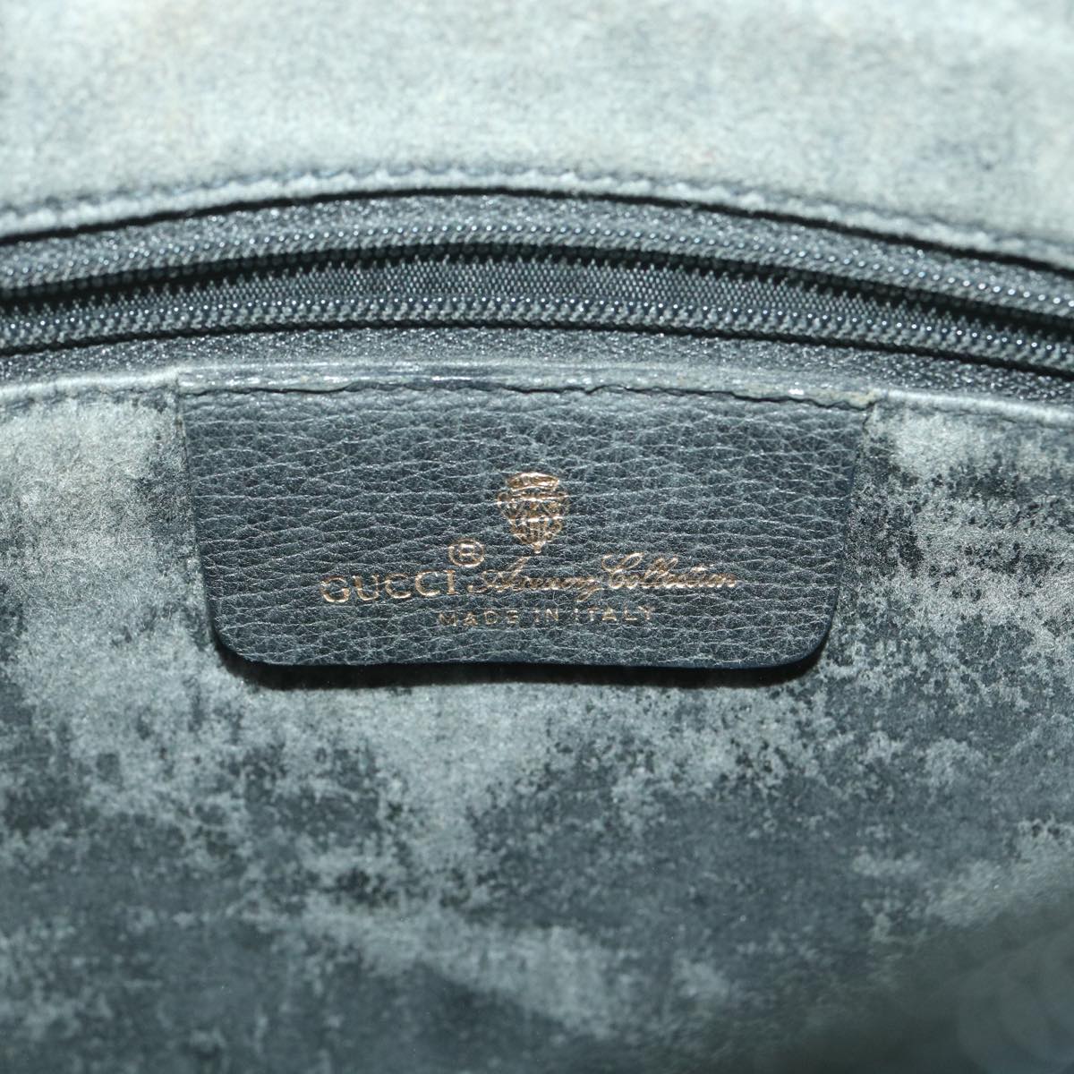 GUCCI GG Canvas Web Sherry Line Shoulder Bag Black Red 119.02.088 38314