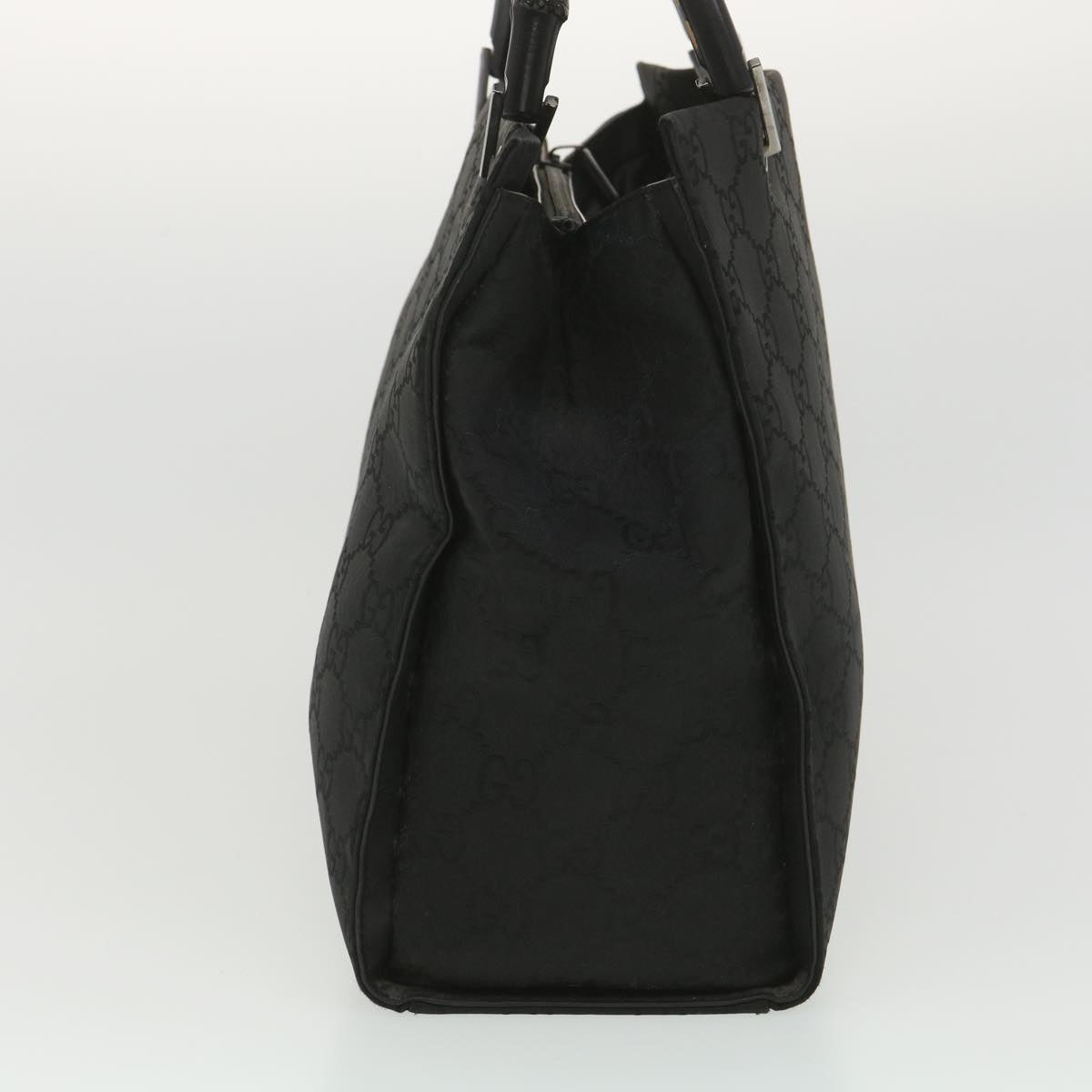 GUCCI GG Canvas Hand Bag Black 38354
